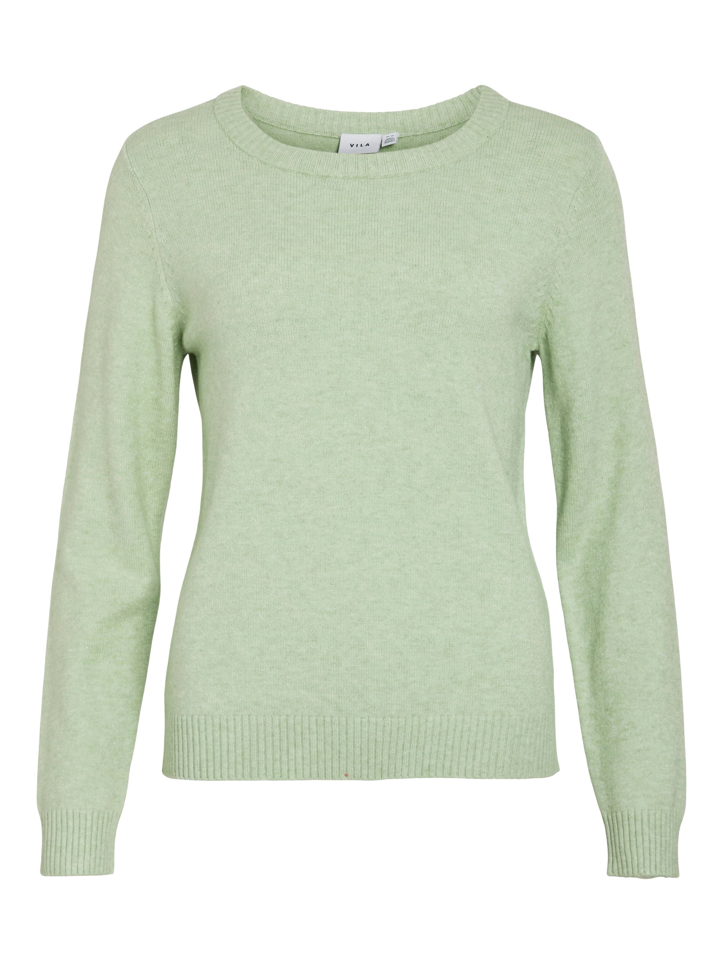 Vila Rundhalspullover »VIRIL O-NECK L/S  KNIT TOP - NOOS« Viskosemischung, regular fit