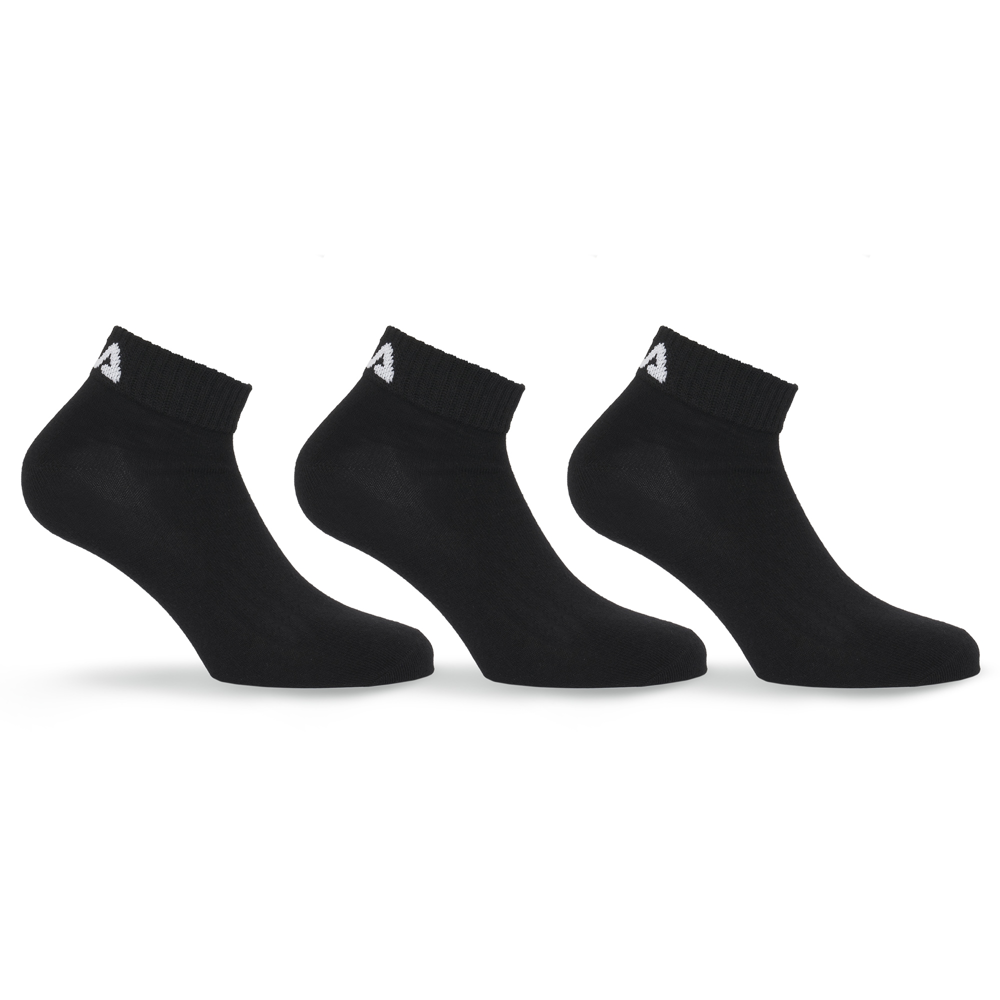 Fila Kurzsocken »UNISEX INVISIBLE PLAIN SOCKS« 3 Paar tlg. mit Logostickerei