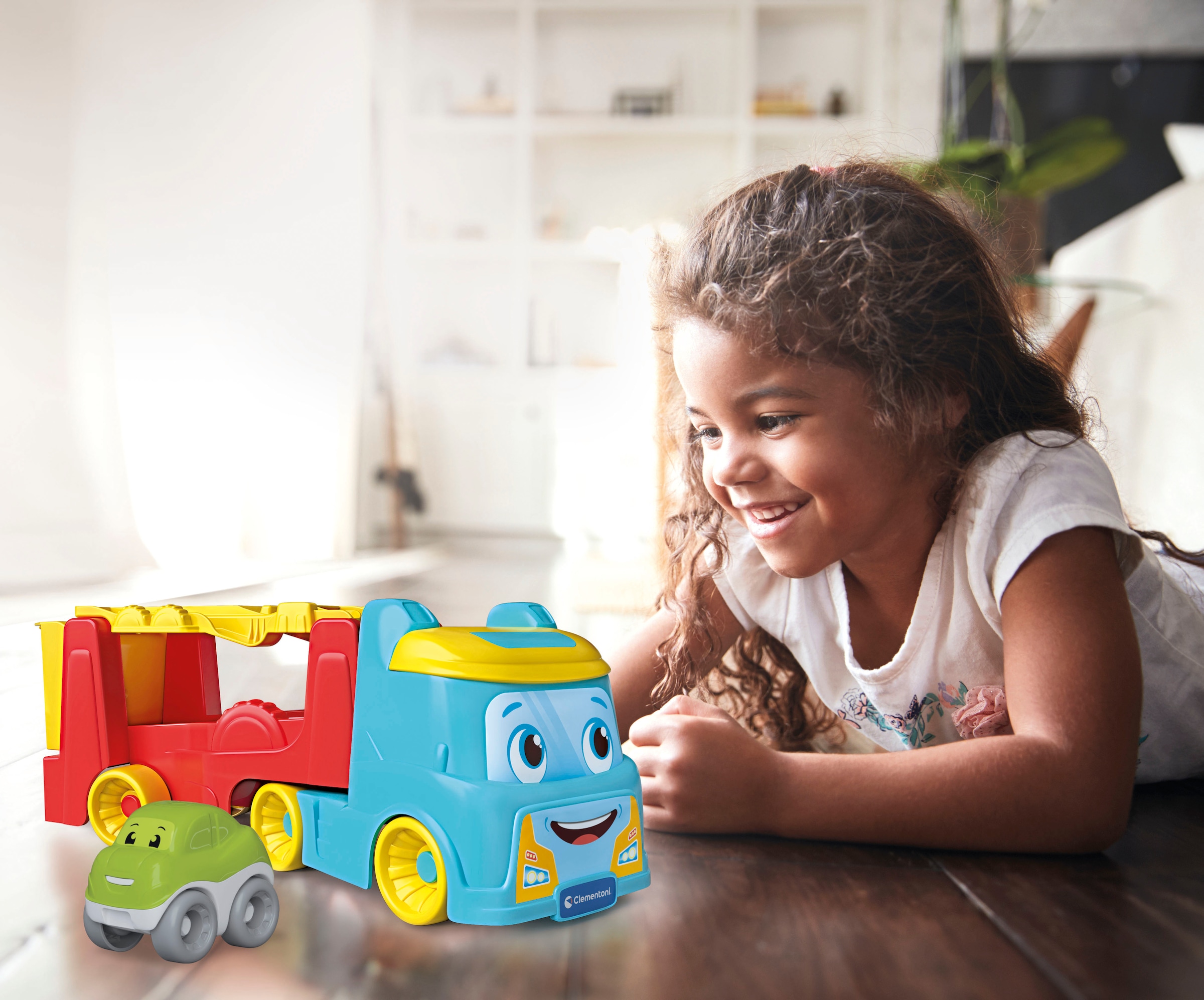Clementoni® Lernspielzeug »Baby Clementoni, Lustiger Autotransporter«, Made in Europe