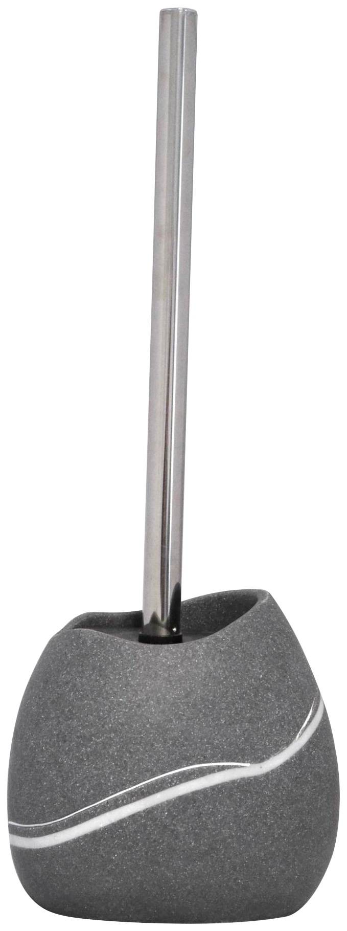 Ridder WC-Garnitur »Little Rock«, aus Polyresin (Kunststein)-Edelstahl, stehend