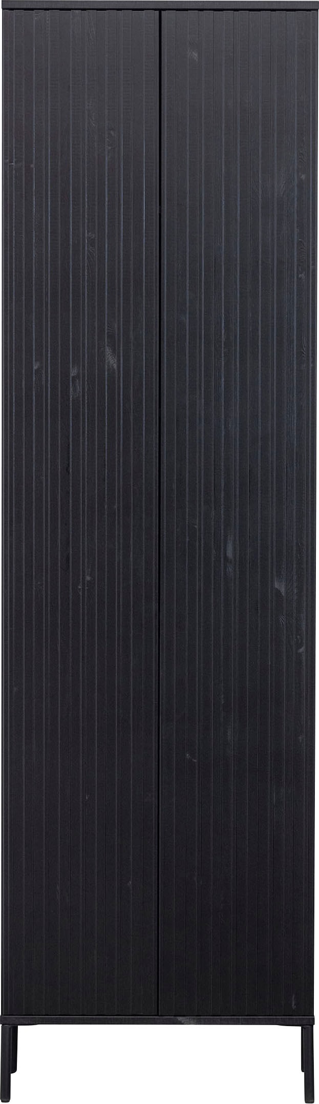 WOOOD Garderobenschrank »New Gravure, Mehrzweckschrank mit 5 Fächern«, mit grafischen Relieftüren, Breite 60 cm