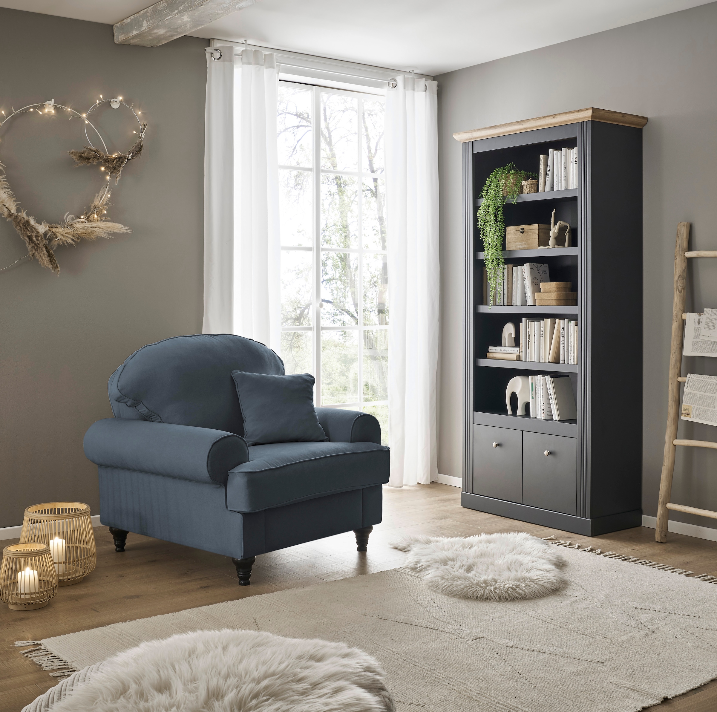 Home affaire Sessel »WESTMINSTER«, mit Federkern-Polsterung