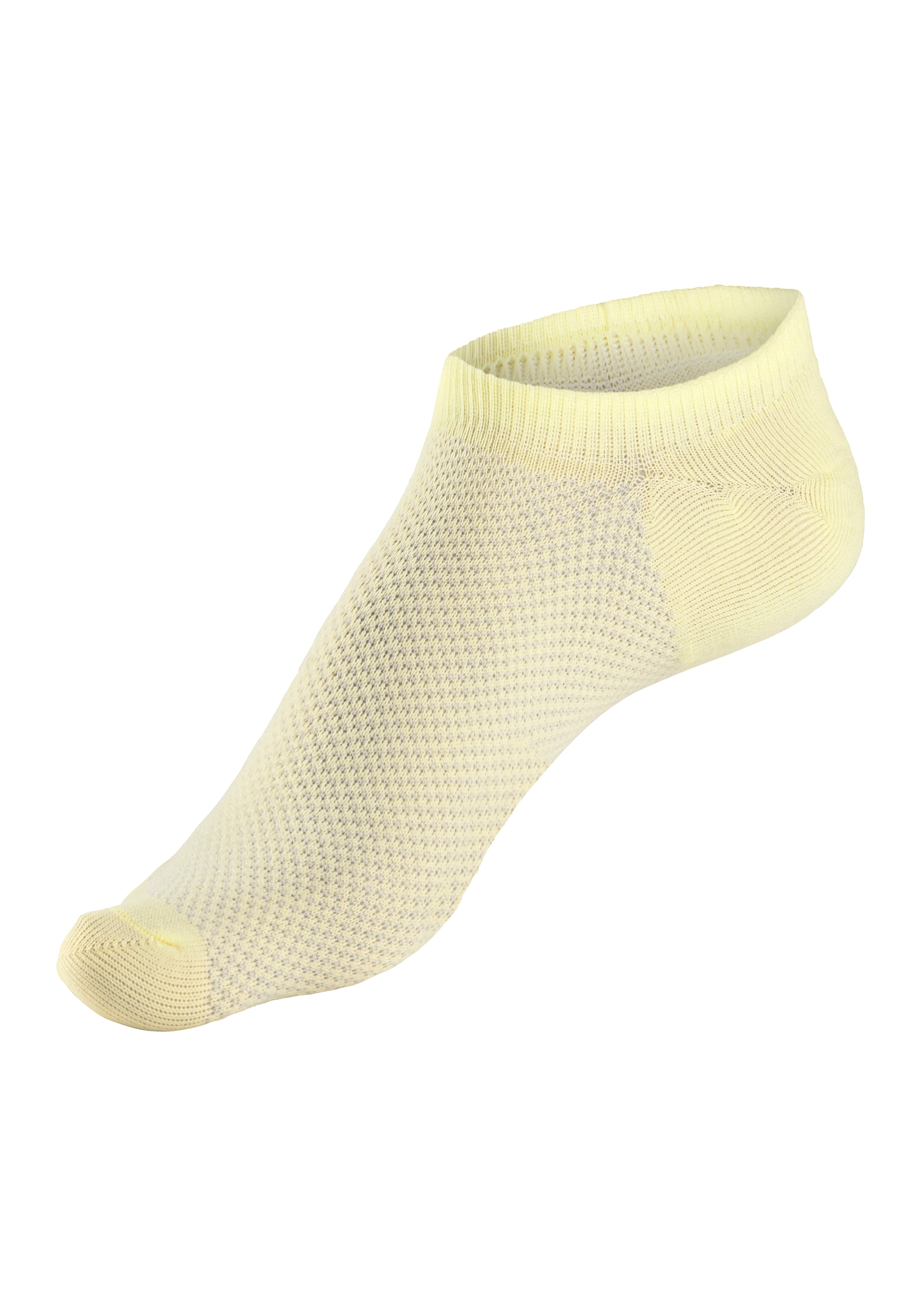LASCANA ACTIVE Sneakersocken, (Packung, 7 Paar), mit Pikeestruktur und Silicon