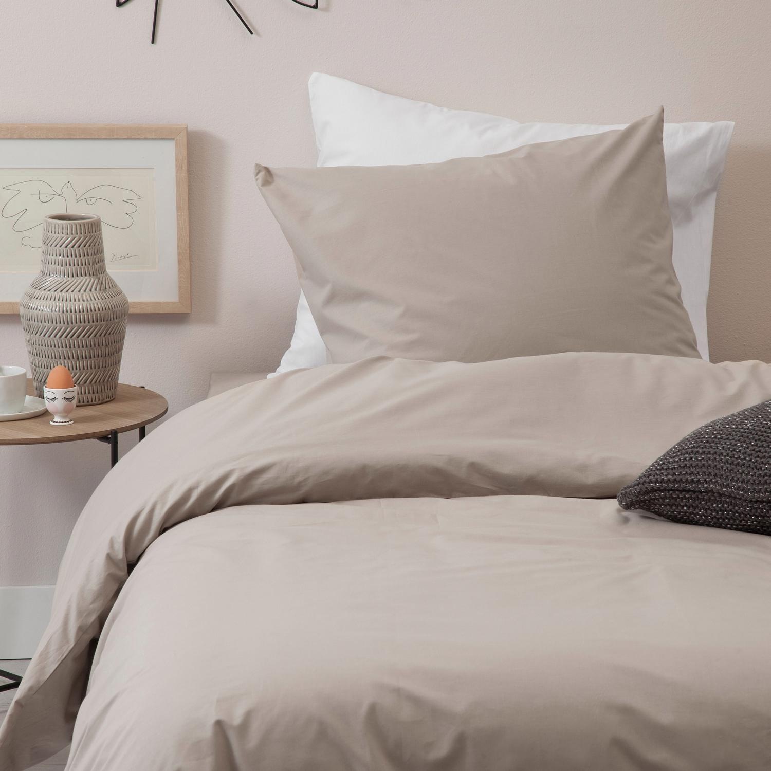 Cinderella Bettwäsche »Weekend in Gr. 135x200, 155x220 oder 200x200 cm« 2 Stk. tlg. Bettwäsche aus Baumwolle, Bettwäsche mit Reißverschluss