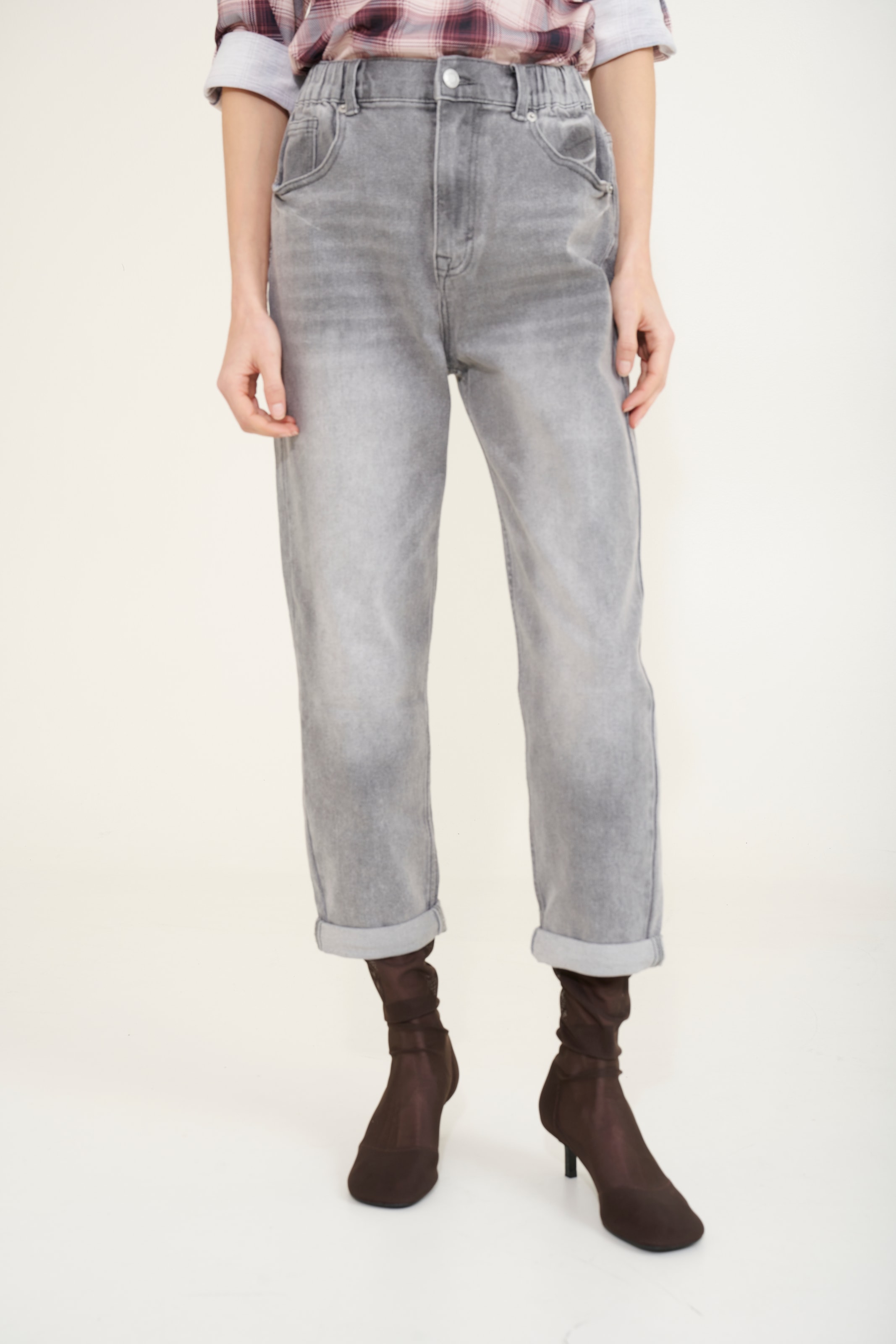HaILY’S High-waist-Jeans »LG HW C JN Mirell« mit Gummizug am Bund