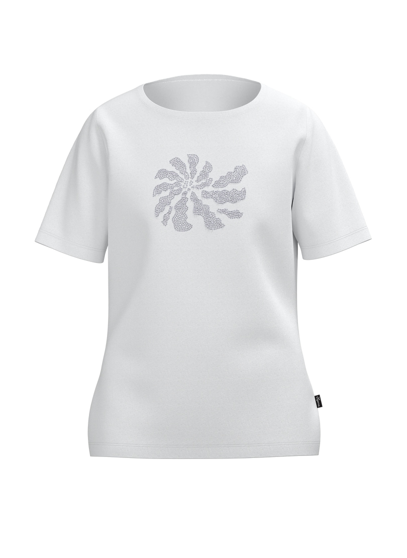 Trigema T-Shirt »TRIGEMA T Shirt mit Strass Motiv "Schnecke"« 1