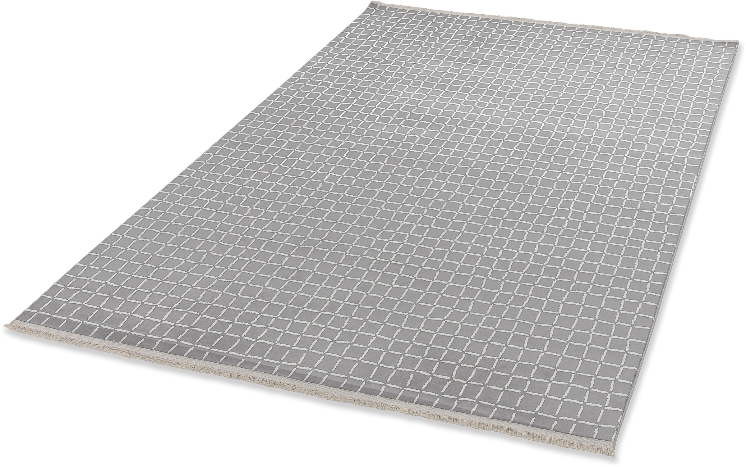 SCHÖNER WOHNEN-Kollektion Teppich »Magic 6104«, rechteckig, 7 mm Höhe, Hoch Tief Struktur, mit Viskose, weich und glänzend