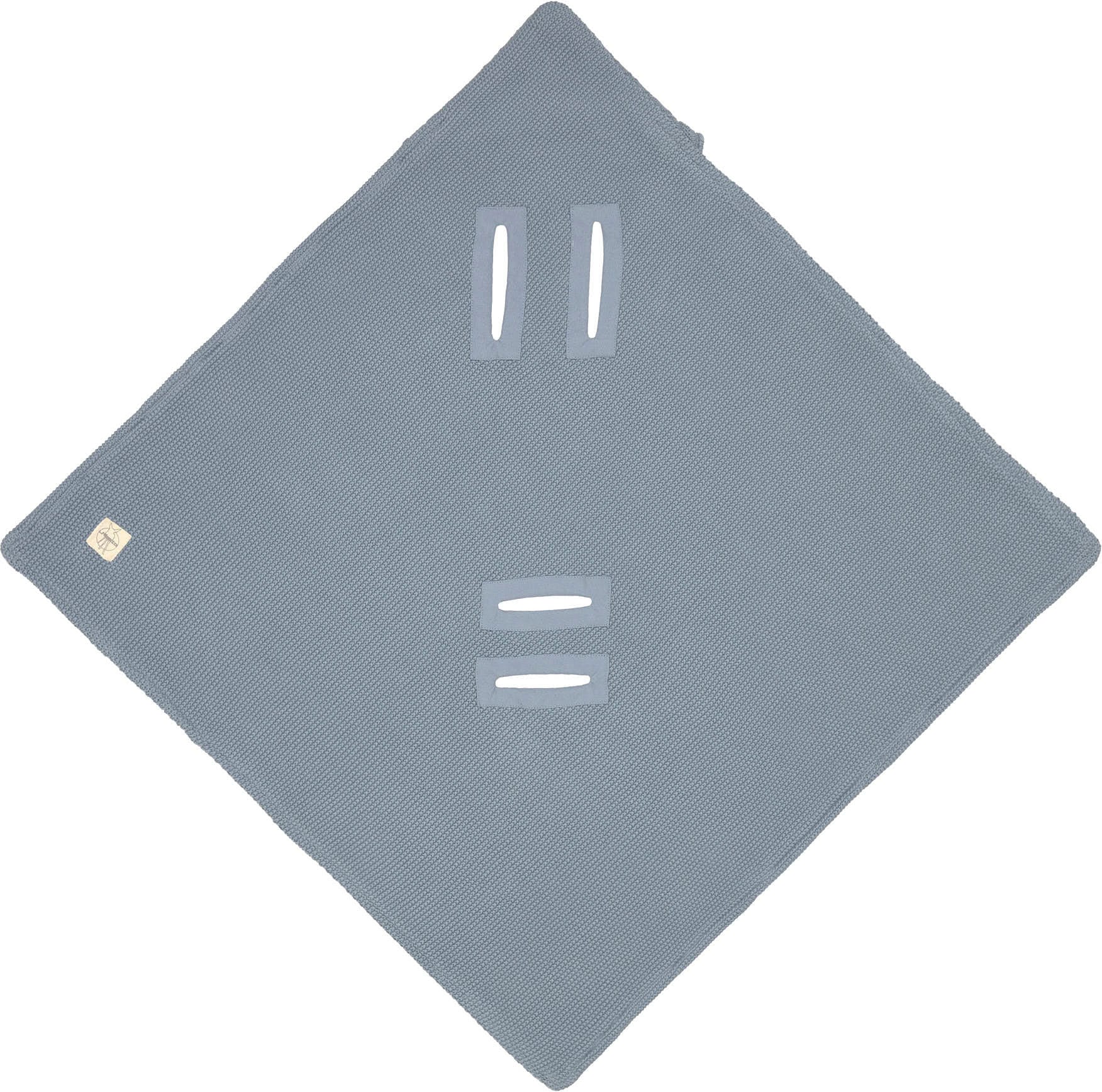 LÄSSIG Einschlagdecke »Einschlagdecke für Babyschale, light blue«