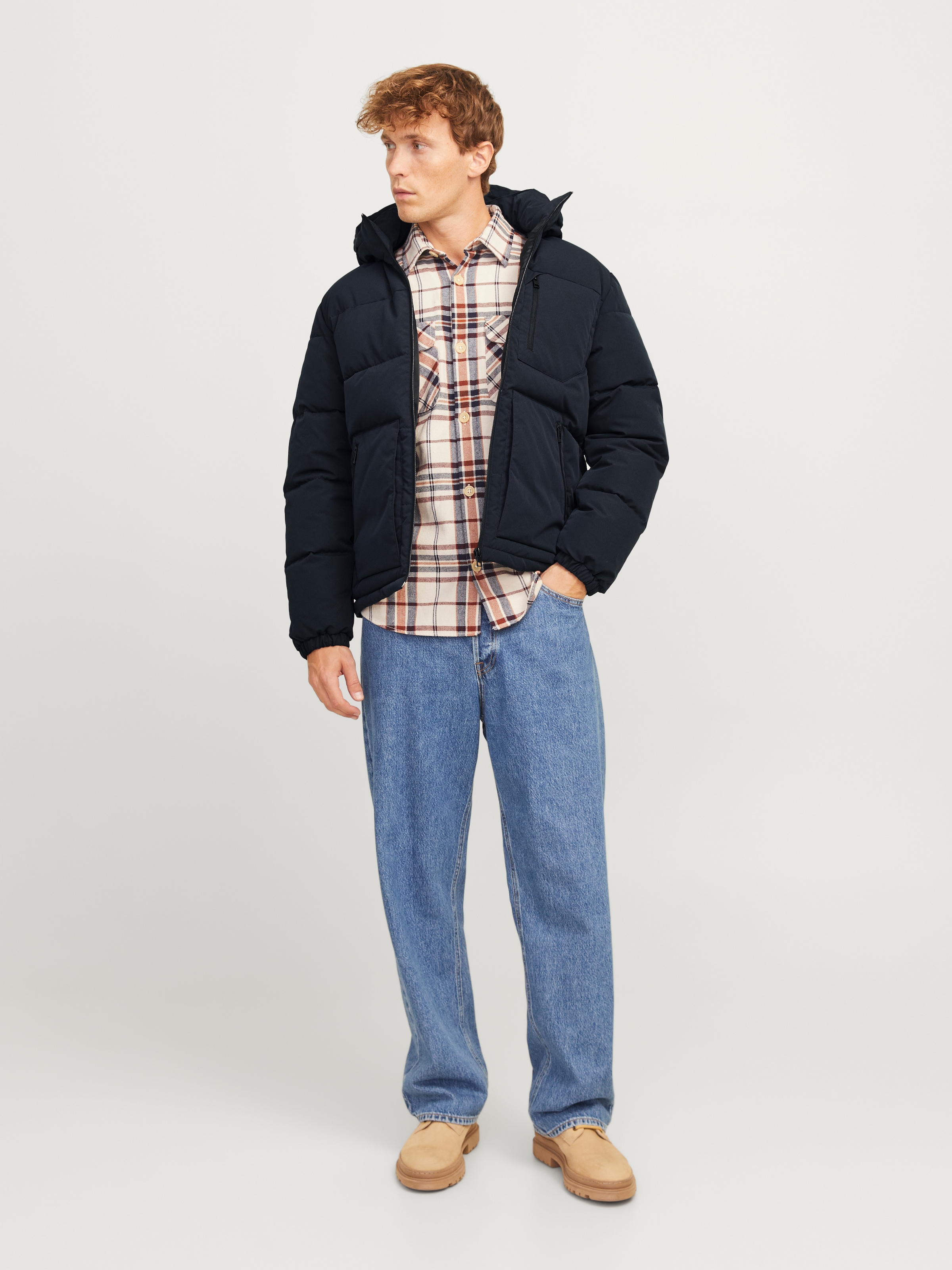 Jack & Jones Steppjacke »JJEOTTO PUFFER JACKET SN«, mit Kapuze