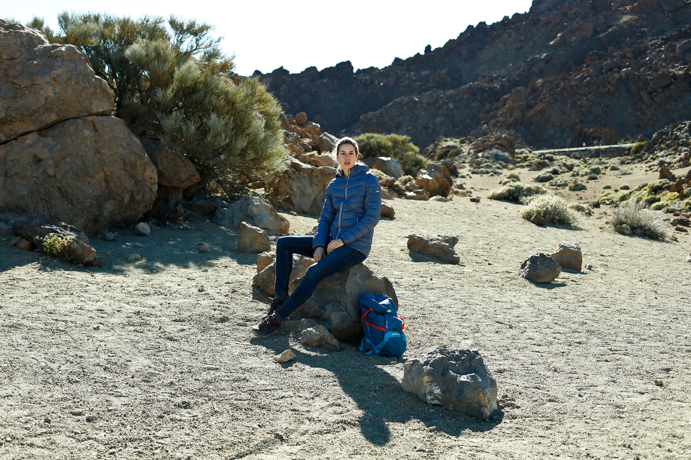 Polarino Steppjacke, mit Kapuze, für kühle Tage, aus leichtem Webmaterial, wasserabweisend