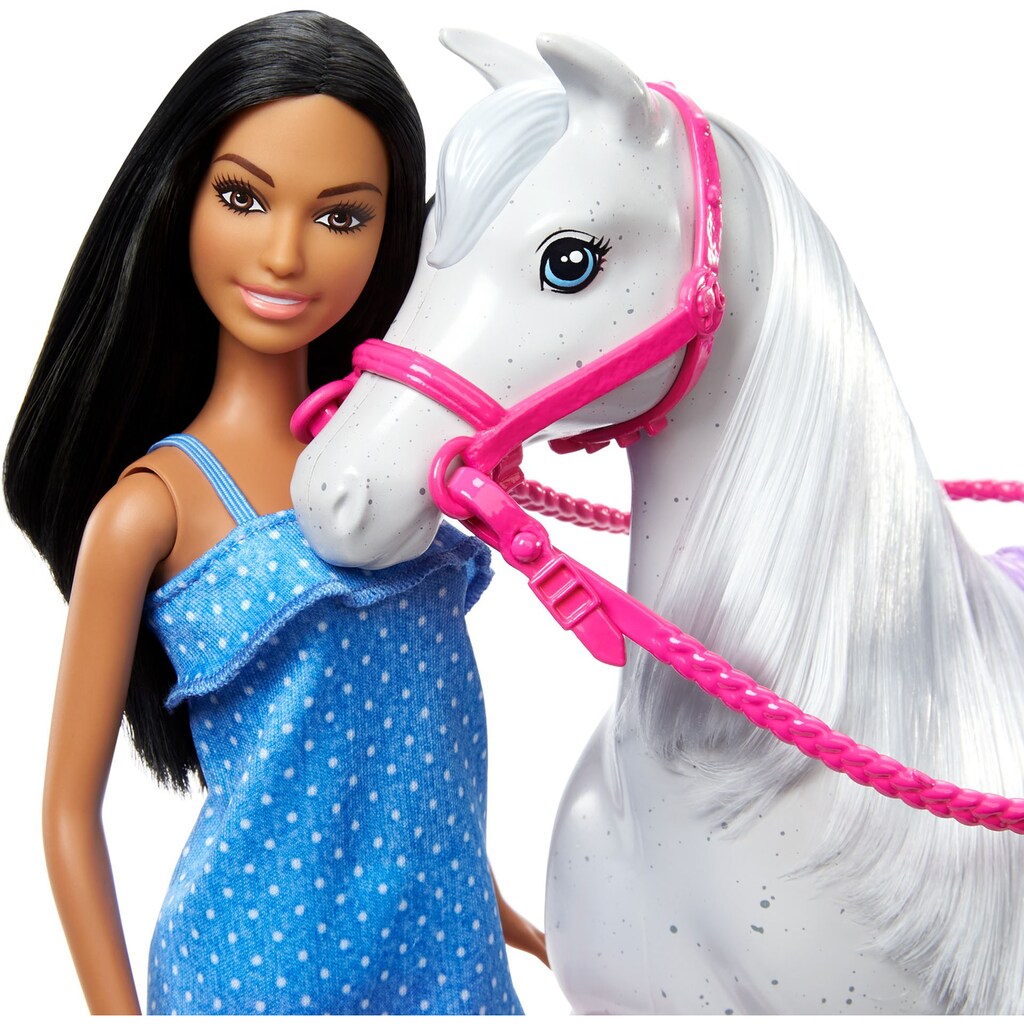 Barbie Anziehpuppe »Barbie-Puppe und Pferd«