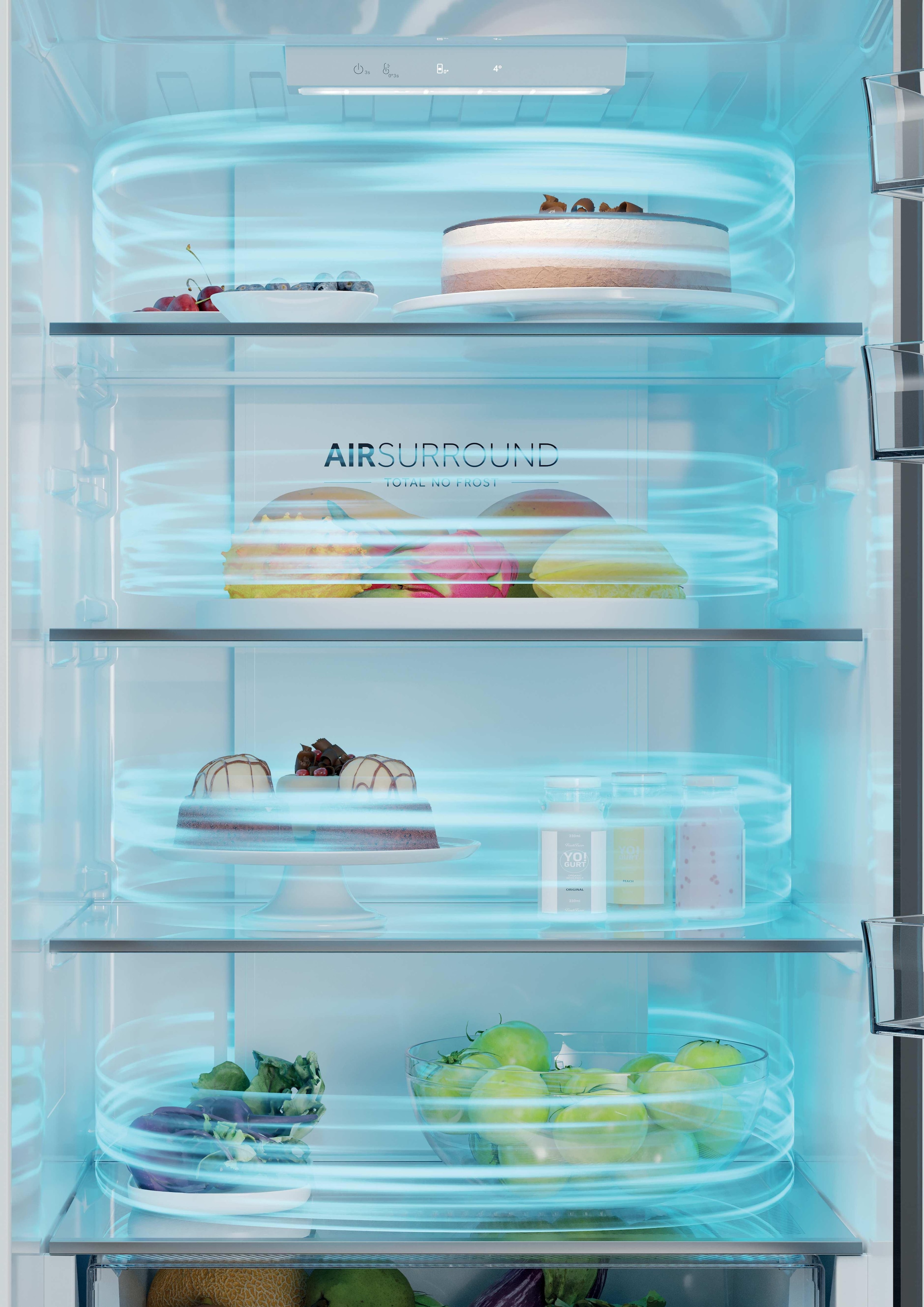 Haier Kühl-/Gefrierkombination »HDPR1620ANPK« 205 cm hoch 59,5 cm breit Energieeffizienzklasse A (Skala A bis G)