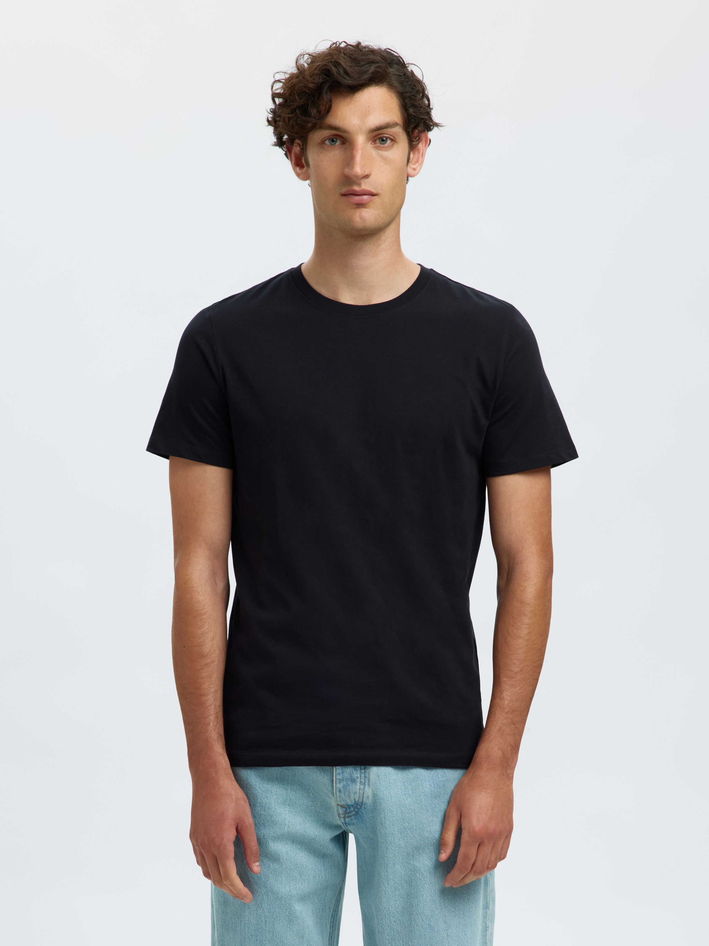 SELECTED HOMME Rundhalsshirt »SLHCORMAC SS O-NECK TEE 5 PACK NOOS« Packung, 5 Stk. tlg.