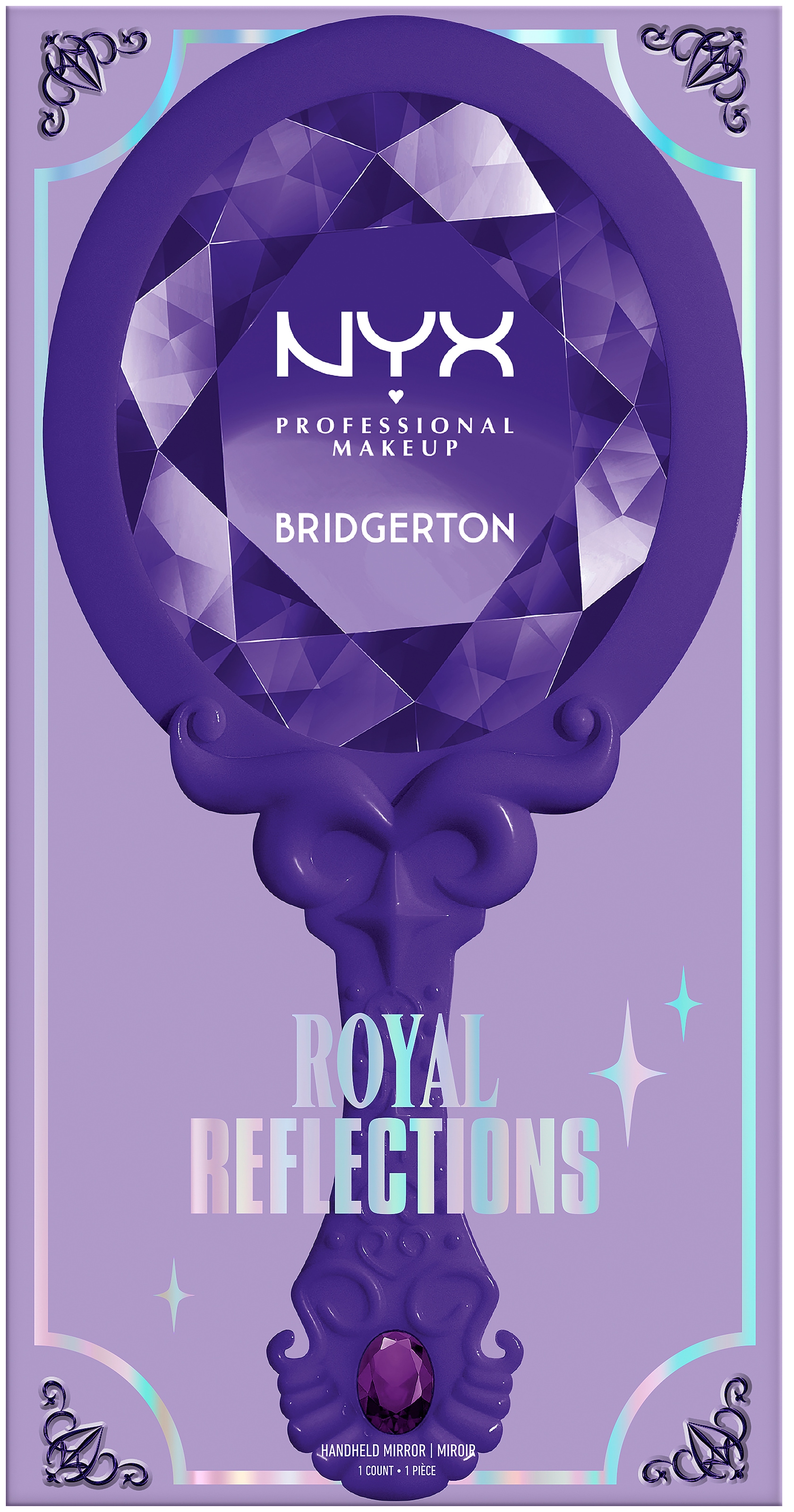 NYX PROFESSIONAL MAKEUP Schminkspiegel »BRIDGERTION ROYAL REFLECTIONS« in limitierter Auflage