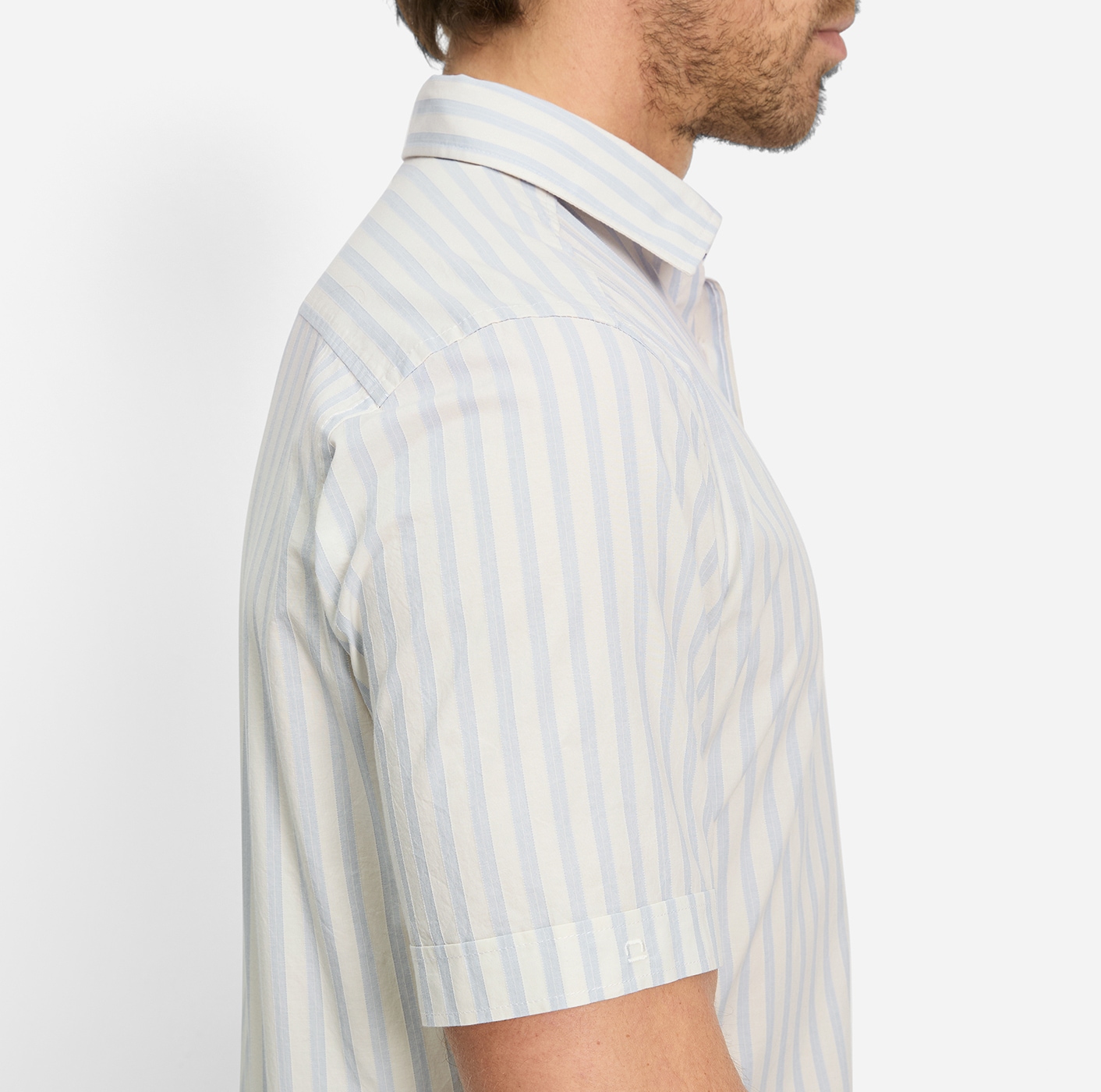 OLYMP Kurzarmhemd fein gestreift