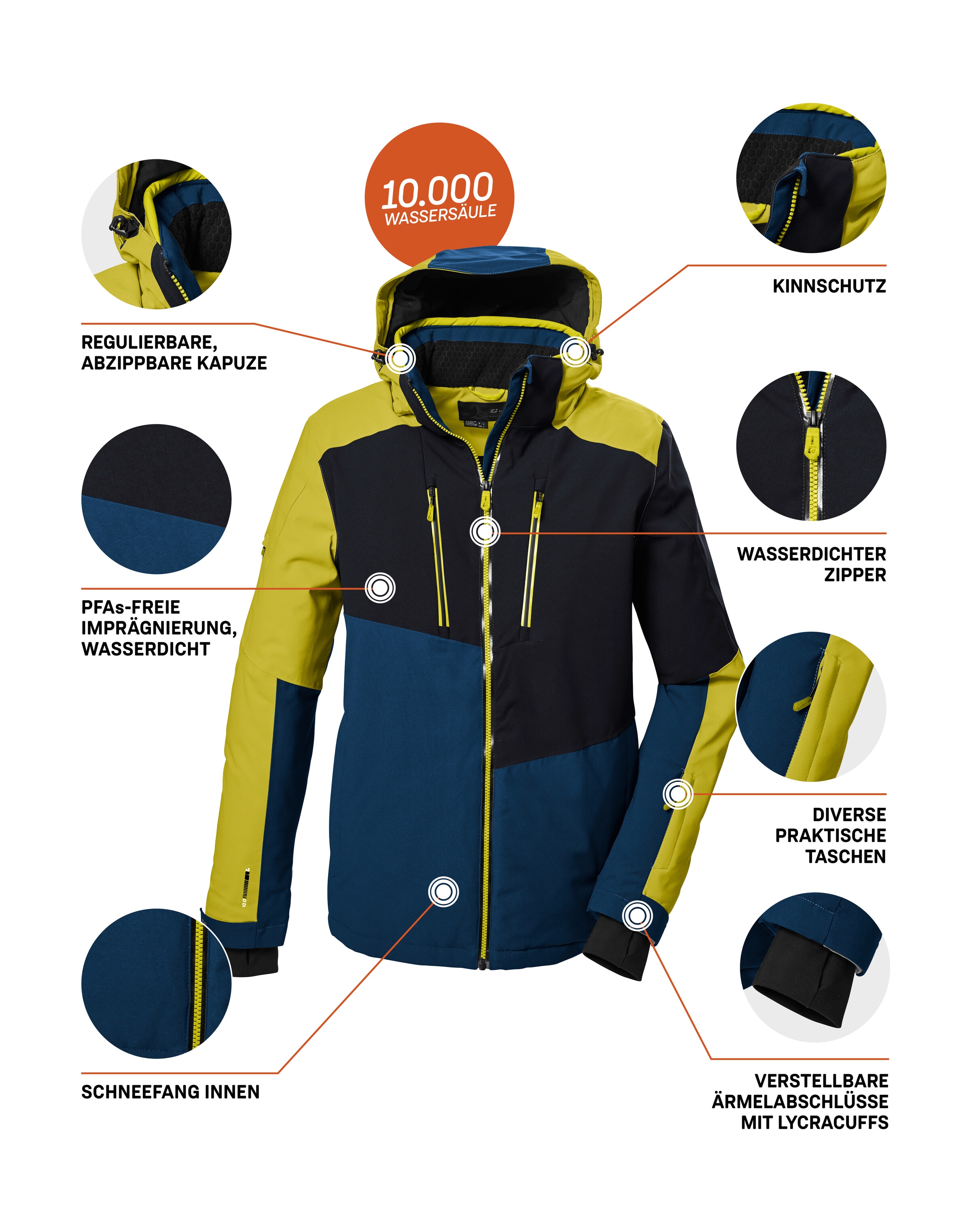 Killtec Skijacke »KSW 70 MN SKI JCKT«