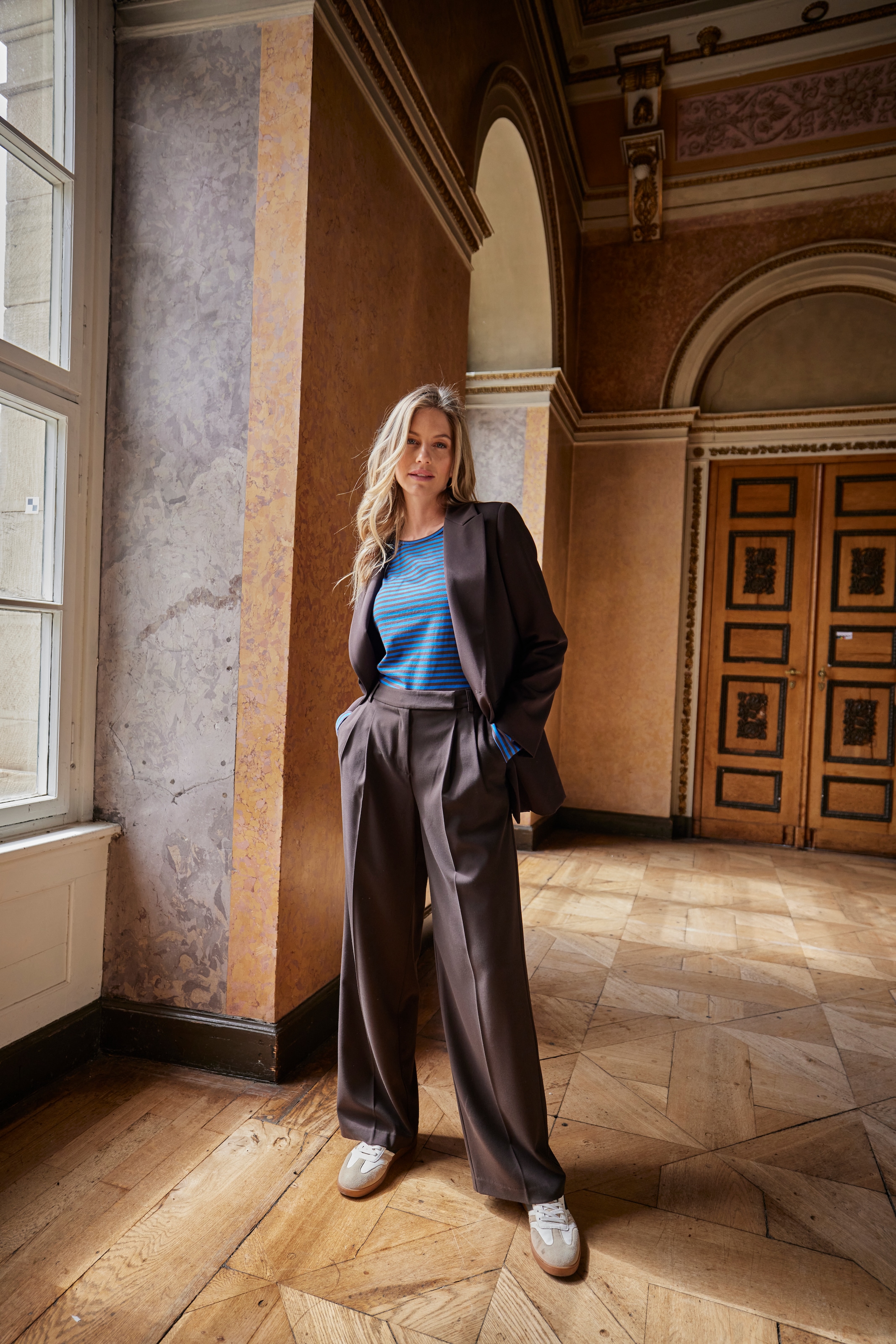 Aniston CASUAL Langarmshirt im trendfarbenen Ringel-Dessin - NEUE KOLLEKTION