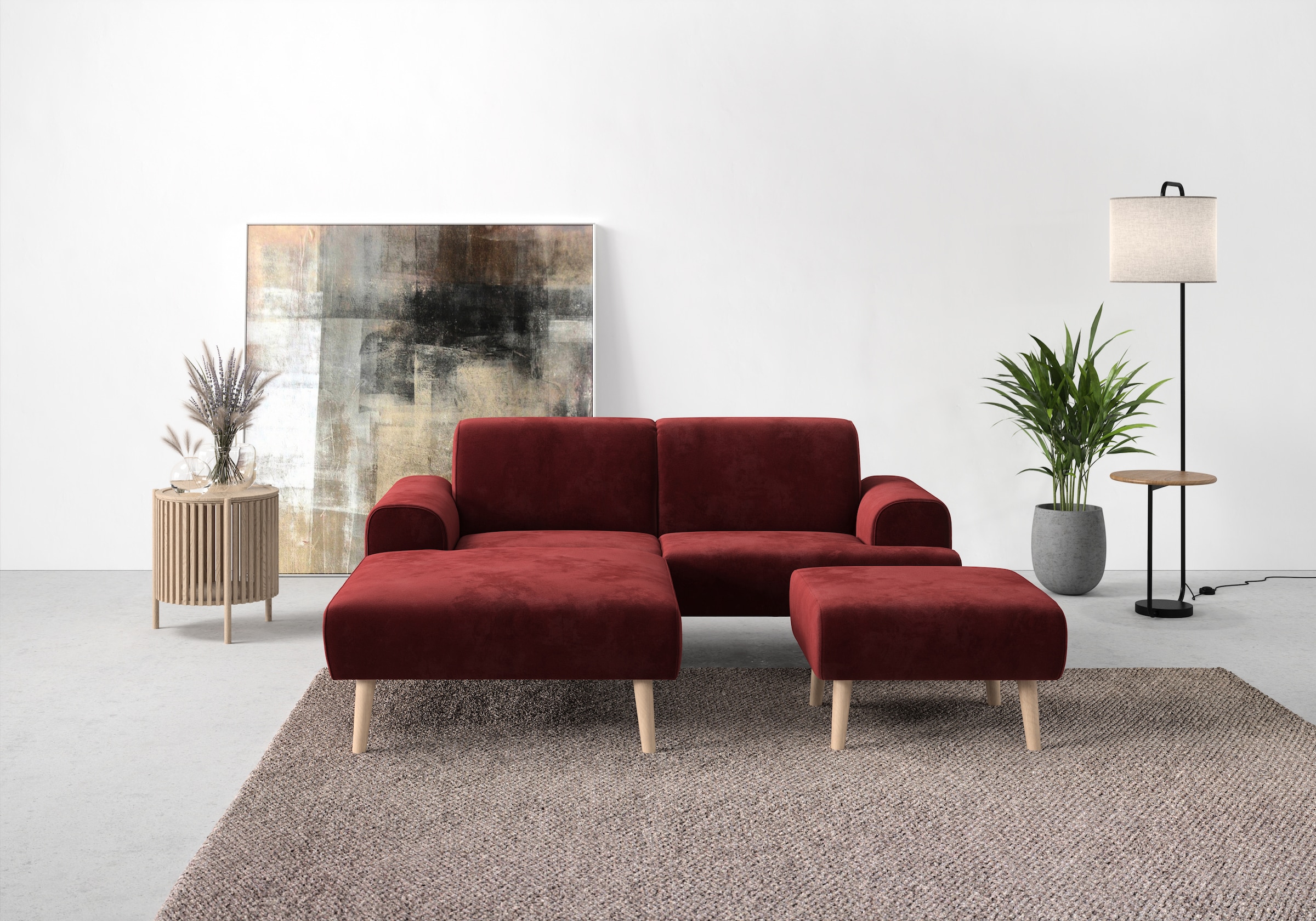 andas Polsterhocker »Swift«, passend zur Serie "Swift", B/T/H: 75/68/44 cm