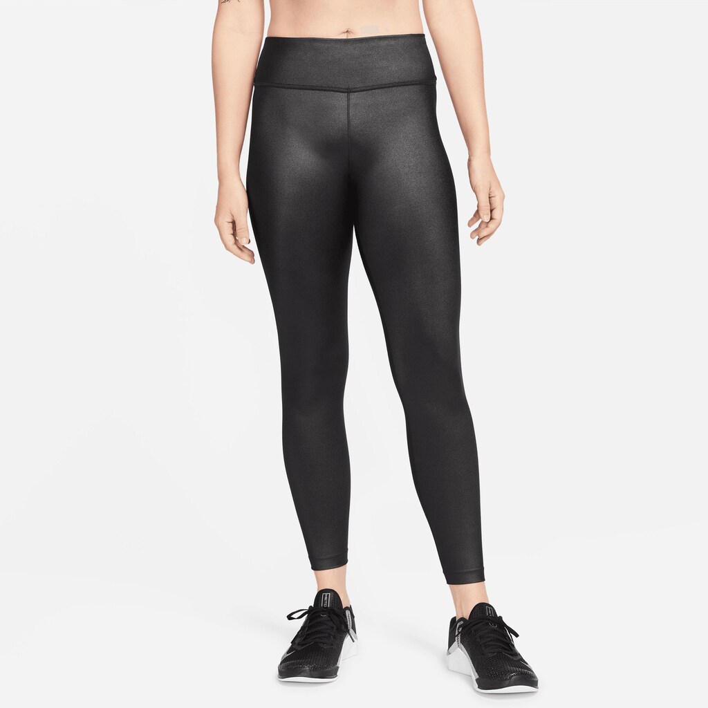 Nike Trainingstights »Dri-FIT One Women's Mid-Rise Shine Leggings« Nike Trainingstights »Dri-FIT One Women's Mid-Rise Shine Leggings«