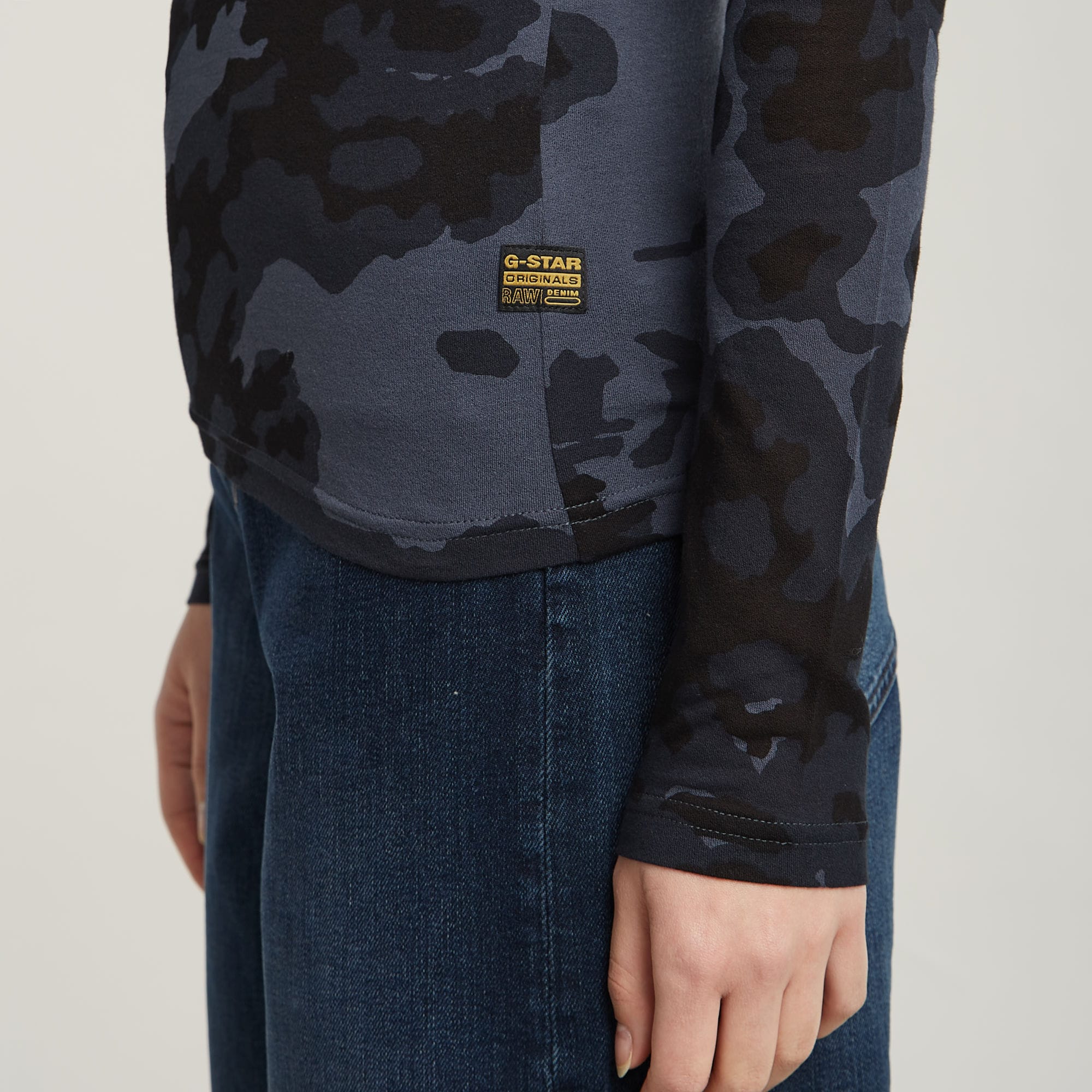 G-STAR Langarmshirt »Aop Slim Wmn«, mit Allover-Print