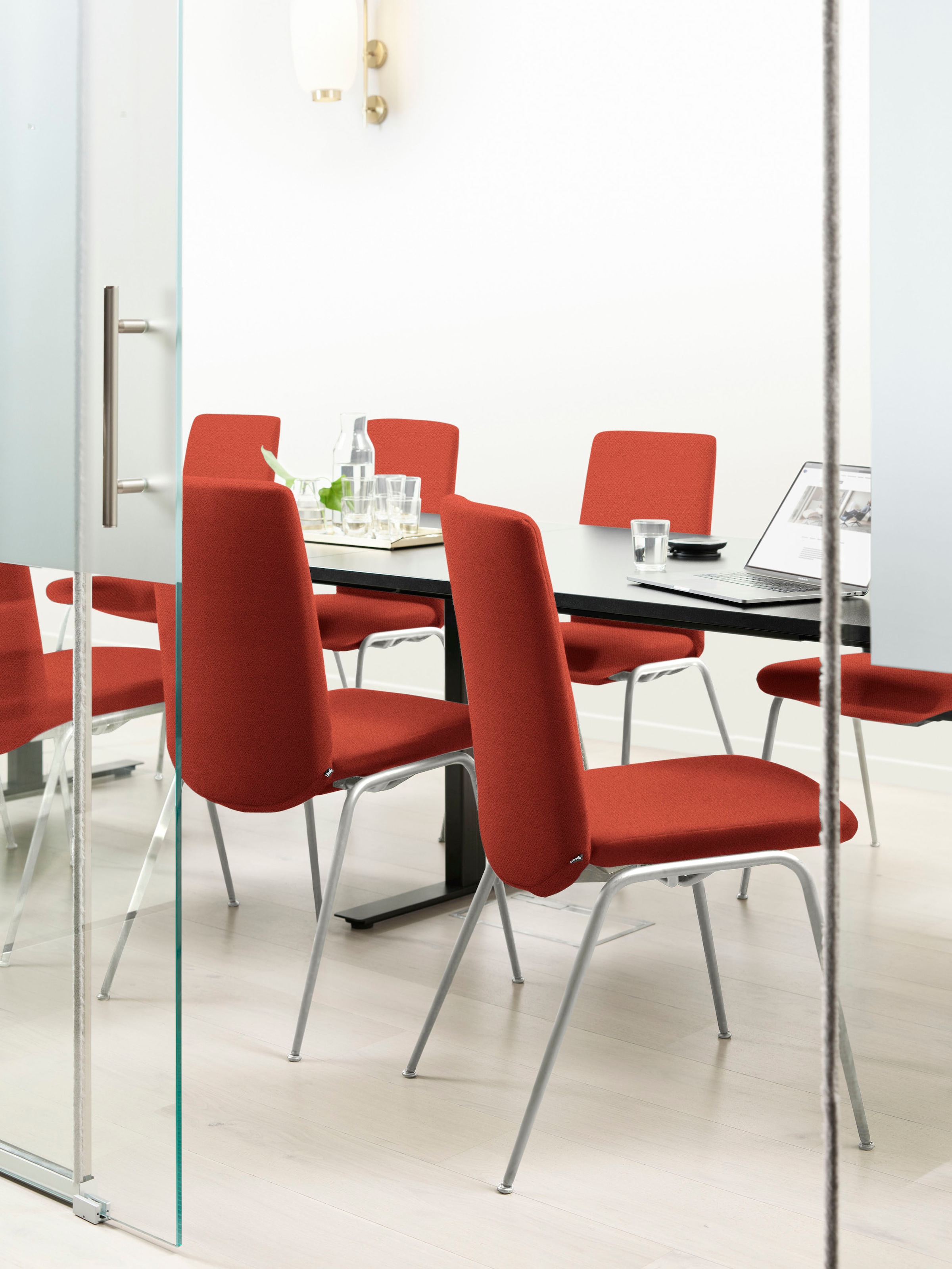Stressless® Polsterstuhl »Laurel«, ROHLEDER Stoff Q2 FARON, Low Back, Größe L, mit Beinen aus Stahl in Chrom glänzend