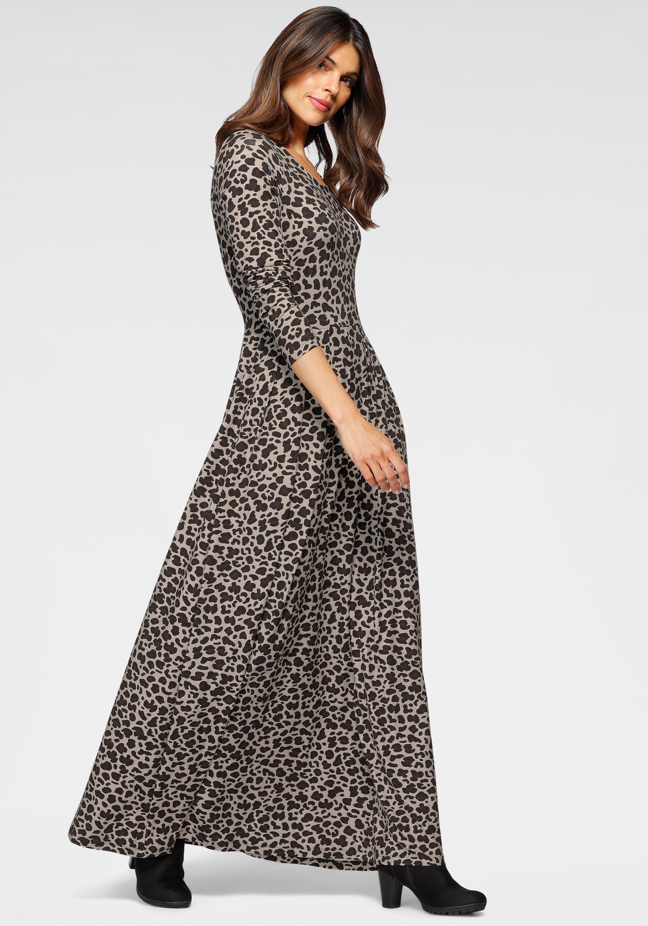 Boysen's Maxikleid, in ausgestellter Form - in vielen verschiedenen Druckdesigns kaufen