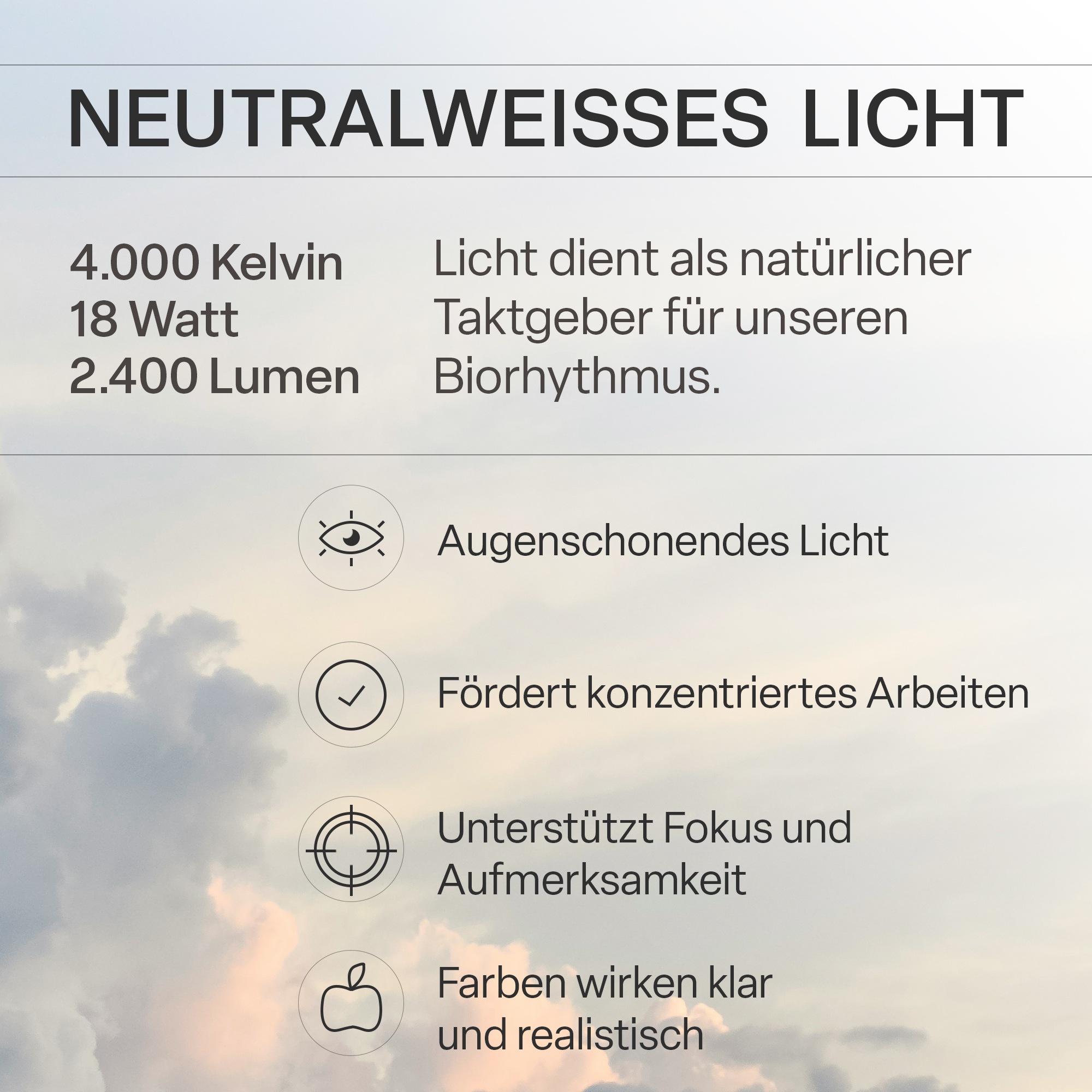 B.K.Licht LED Panel »SHALLOW« LED-Board 1 Stk. Neutralweiß 29x3 cm, Badlampe, Badezimmer, Küche, Wohnzimmer