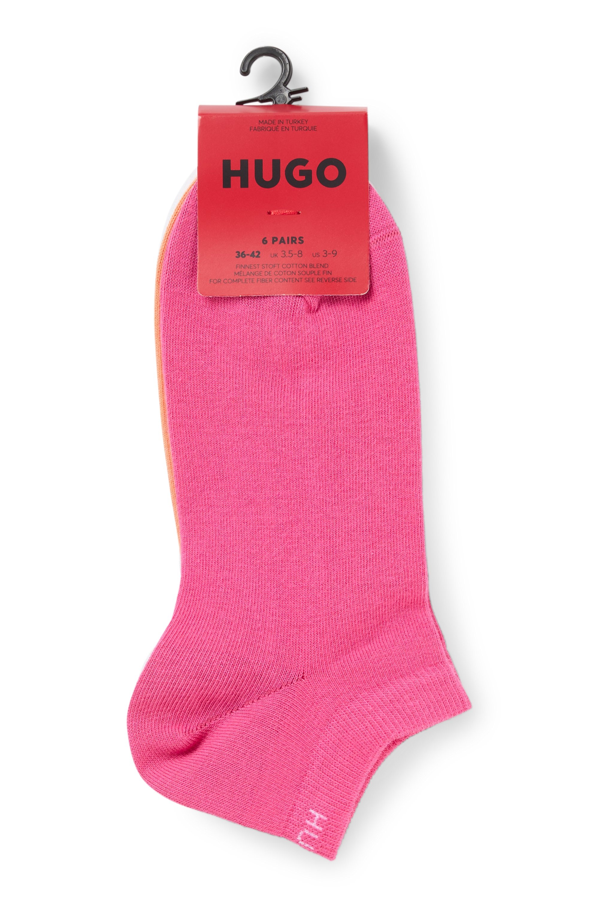 HUGO Underwear Socken »6P AS UNI CC W 10«, (Packung, 6 Paar, 6er Pack), mit HUGO Schriftzug