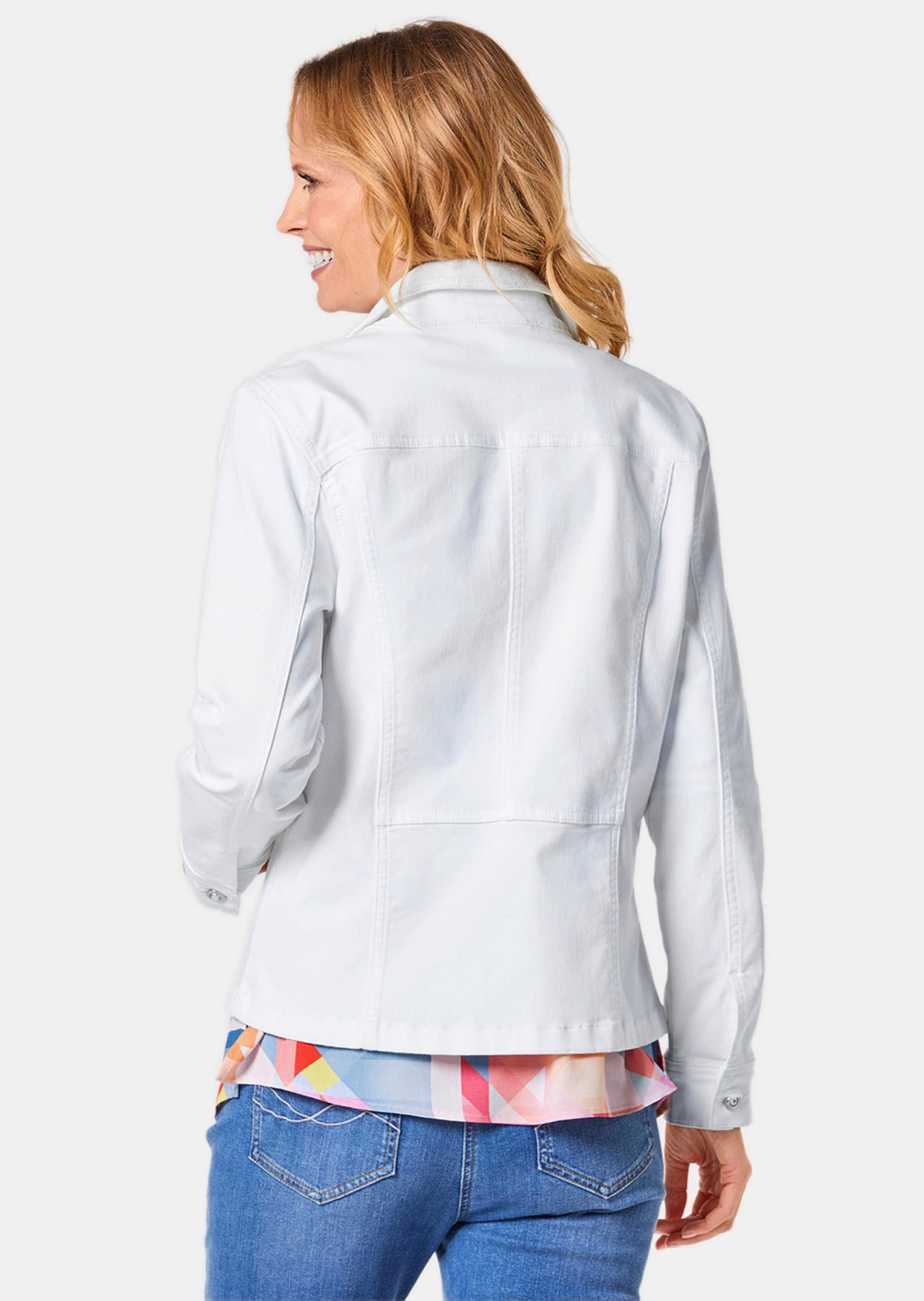 GOLDNER Kurzjacke »Kurzgröße Zeitlose Jeansjacke mit tollen Details« Ohne