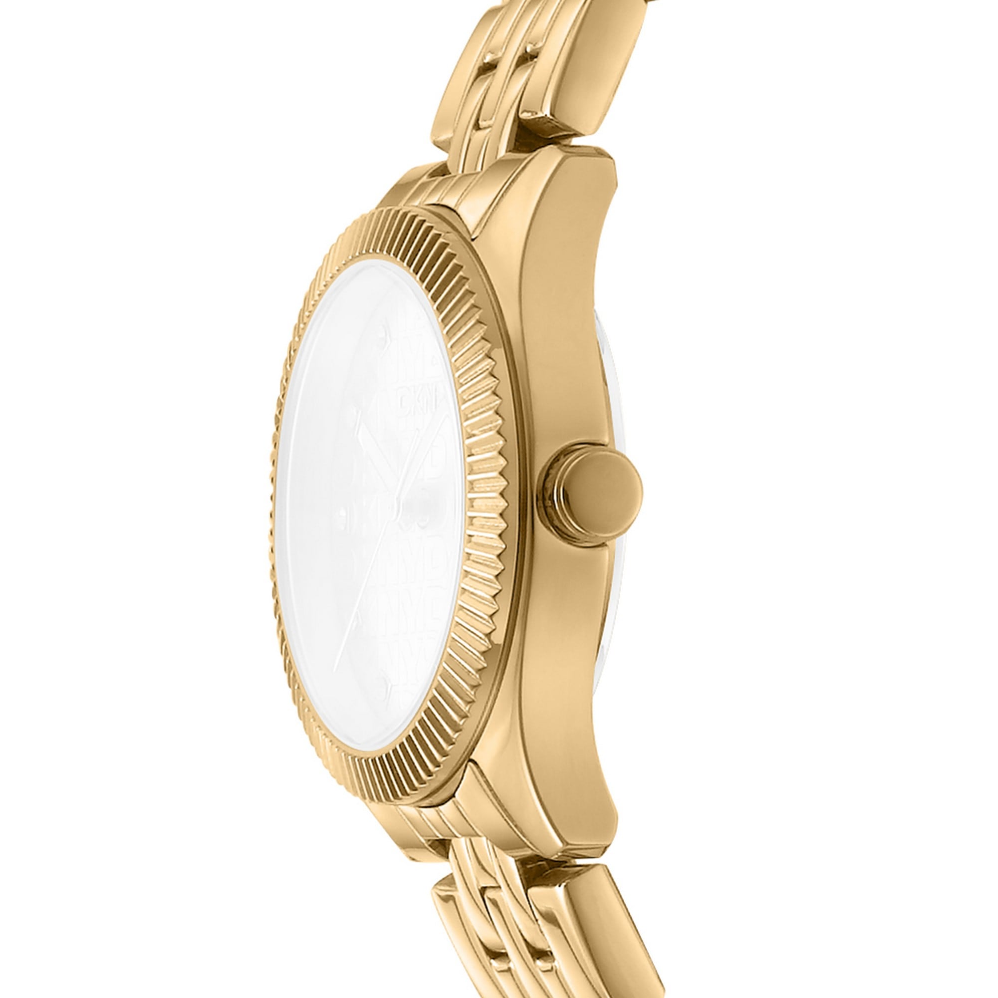DKNY Quarzuhr »Logo Watch Set« Armbanduhr, Damenuhr, Edelstahlarmband, Ideal auch als Geschenk