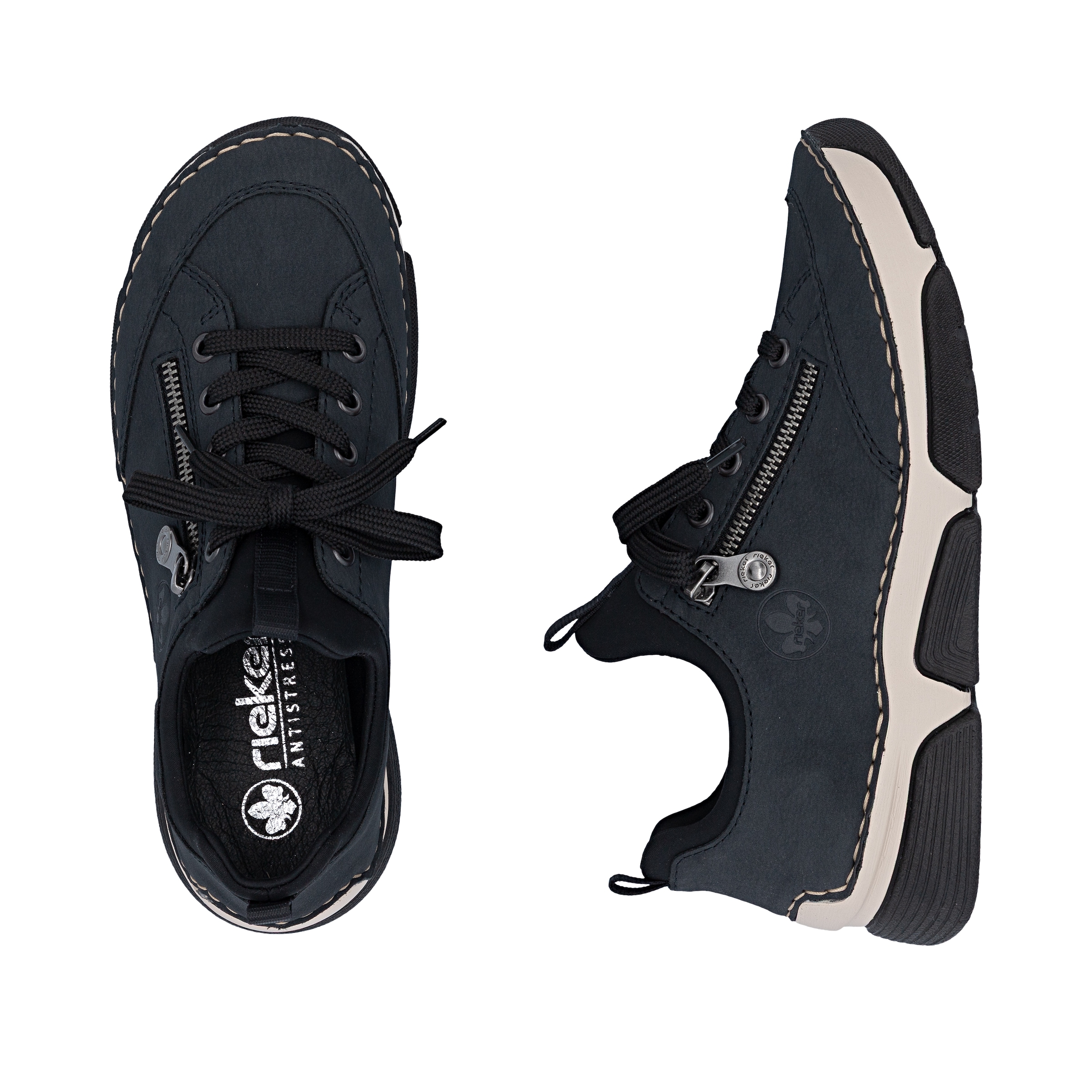 Rieker Slip-On Sneaker  Schlupfschuh, Halbschuh, Freizeitschuh mit weicher Innensohle