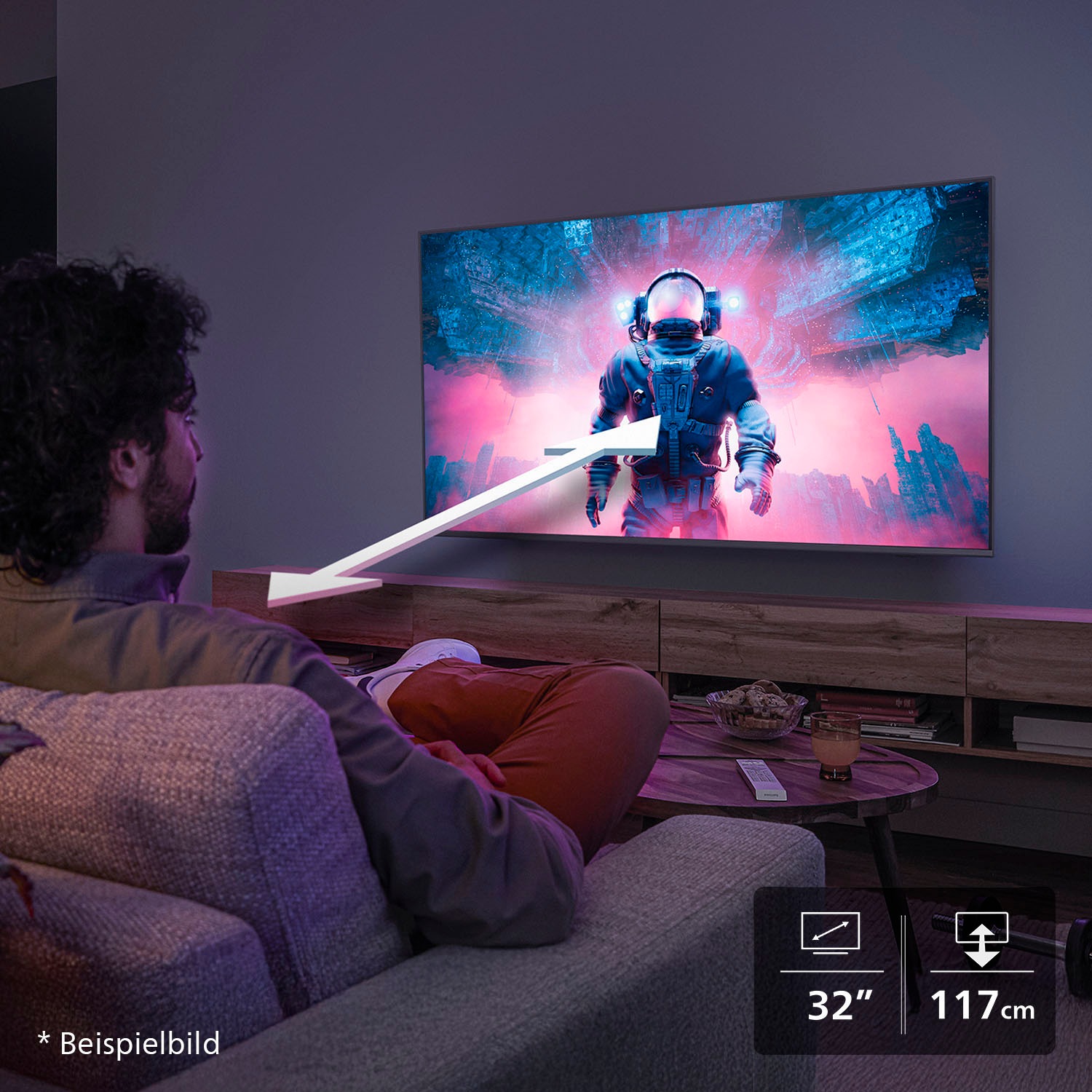 Philips LED-Fernseher »32PHS6050/12«, HD, Smart-TV