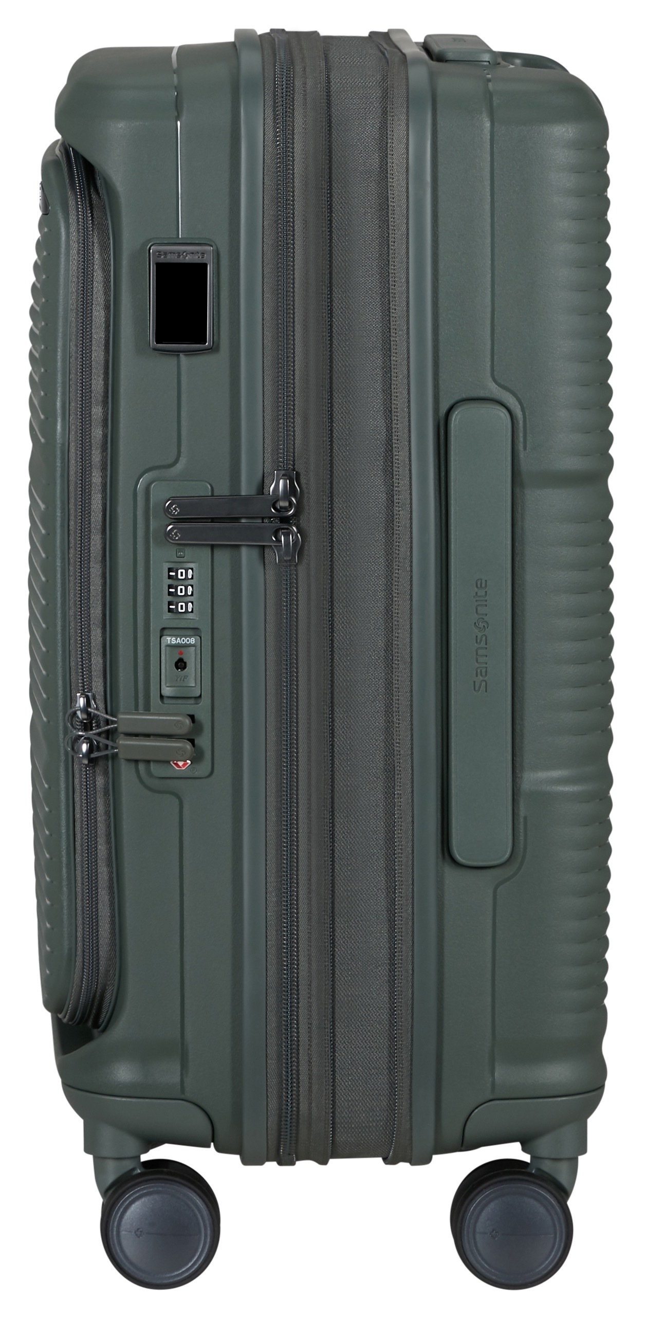 Samsonite Hartschalen-Trolley »PARALUX, verschiedene Größen und Farben« 40 l 4 Rollen Reisegepäck mit Frontfach Packwürfel Trennpolster