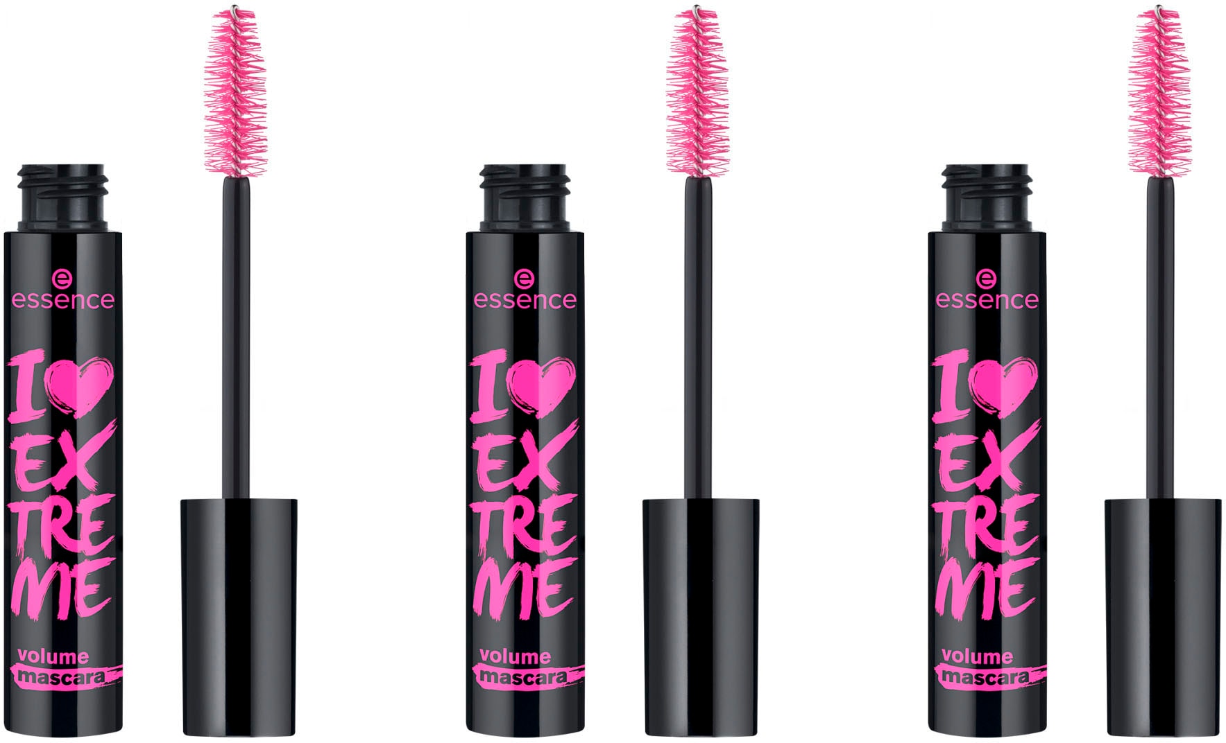 Mascara »I LOVE EXTREME crazy volume mascara«, (Set, 3 tlg.)