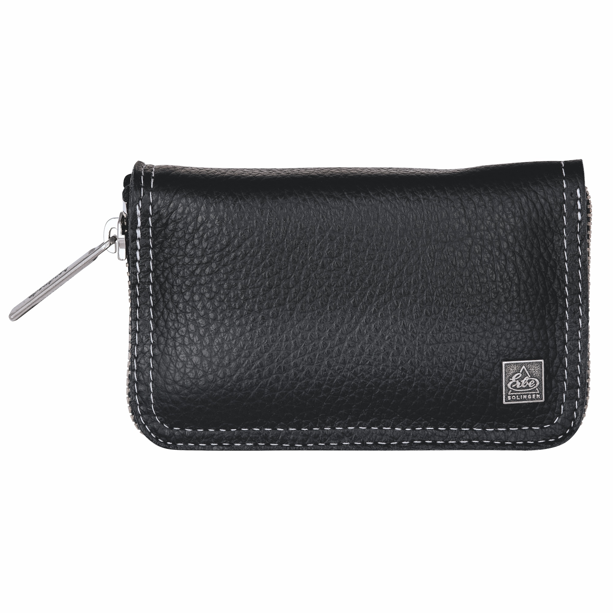 ERBE Maniküre-Etui »Colorado«, (Set, 4 tlg.), Echtleder, Kontrastnähte, Druckknopfverschluss, rostfreie Instrumente