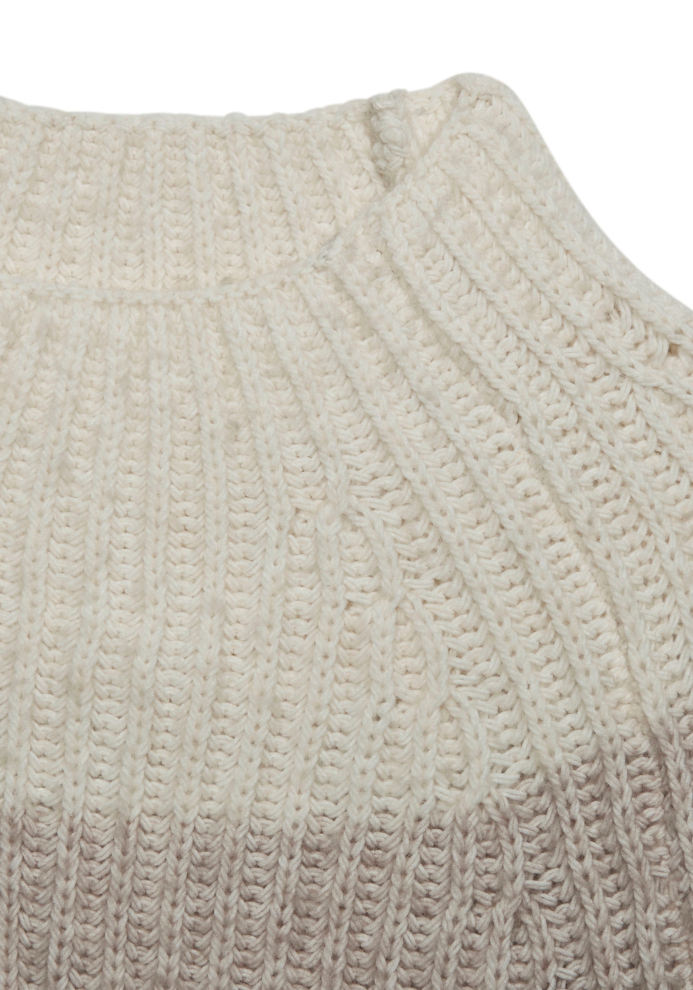 LASCANA Stehkragenpullover, mit modischem Farbverlauf, Strickpullover