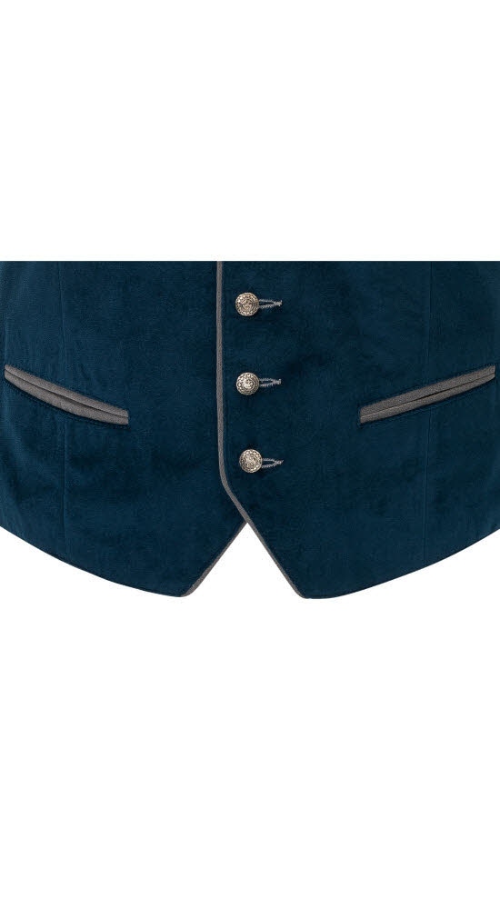 Nübler Trachtenweste »Trachtengilet Kurt« 1 tlg. Blau