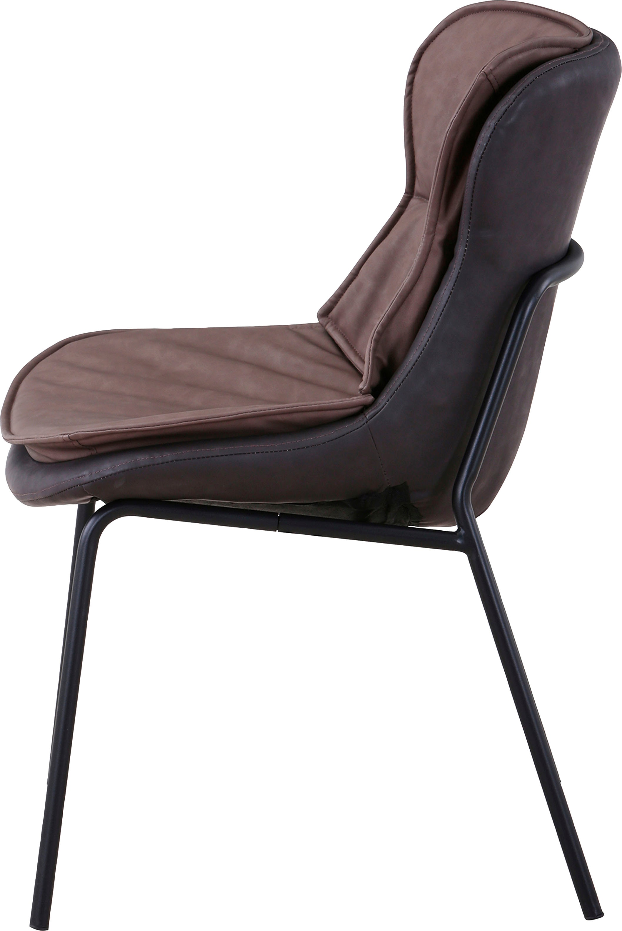 Kayoom Polsterstuhl, 1 St., pflegeleicht, bequem, angenehme Sitzfläche, mit trendigen Ziernähten