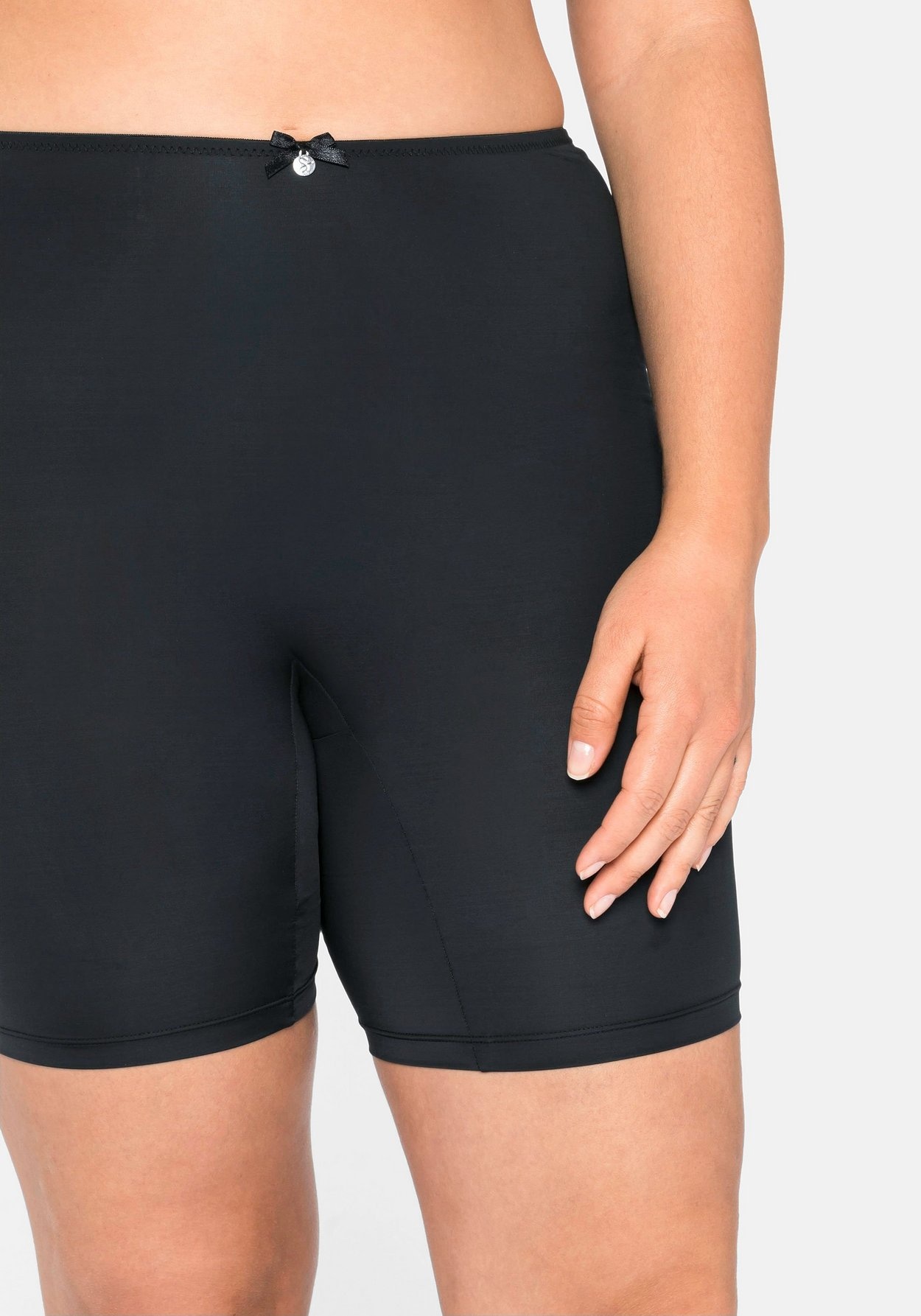 Sheego High-Waist-Slip »High-Waist-Panty aus Microfaser, mit längerem Bein«