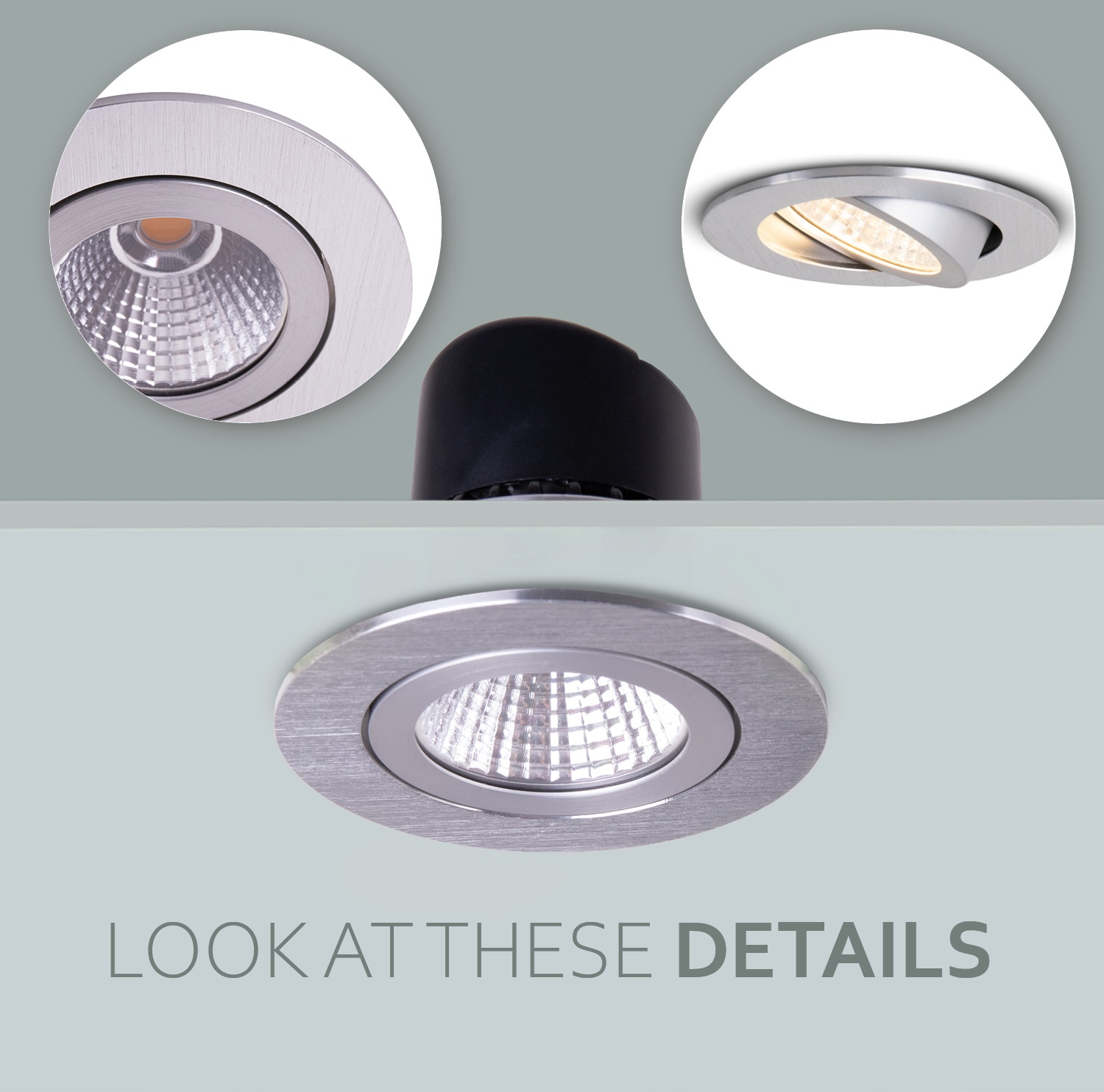 Paco Home Einbauleuchte »Rita«, LED Einbaustrahler Schwenkbar LED Strahler Spotlight Flach dimmbar