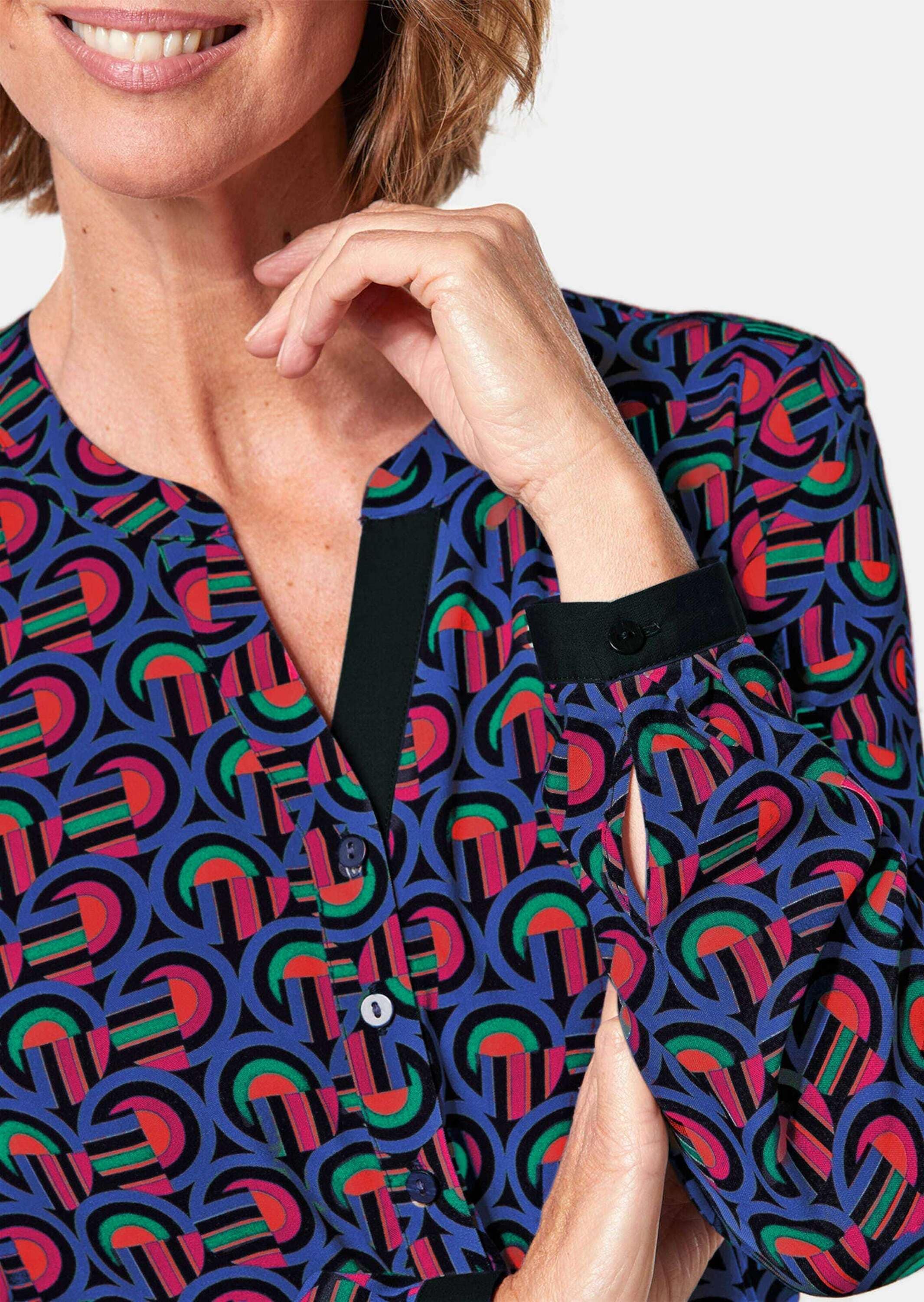 GOLDNER Schlupfbluse »Moderne Druckbluse in legerer Form«