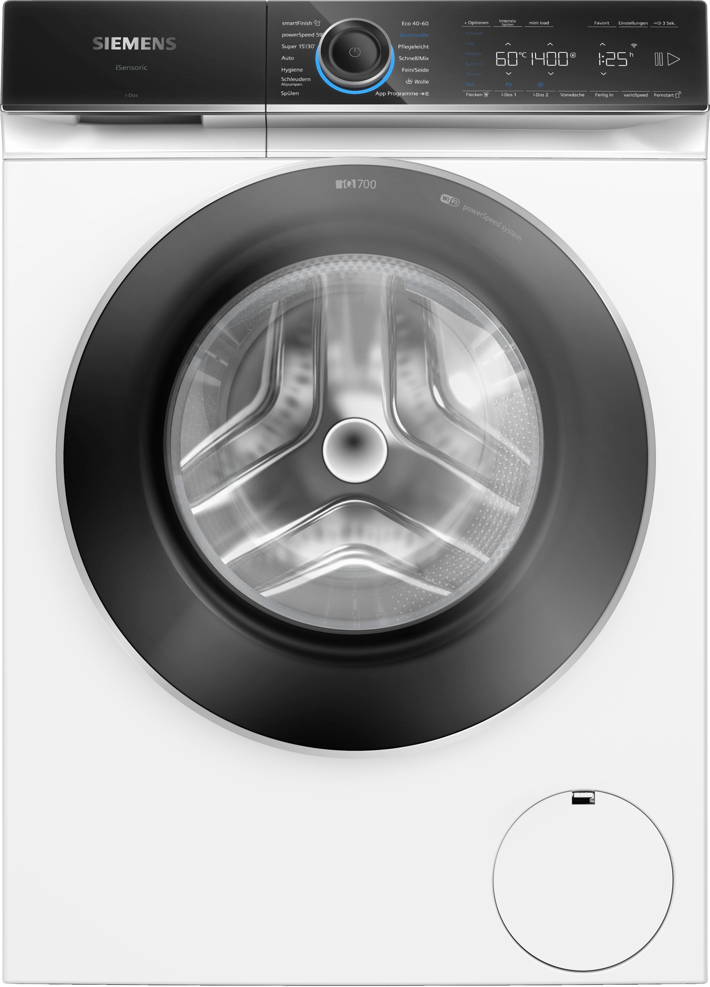 SIEMENS Waschmaschine Jahren mit 3 Menge U/min, kg, WG44B2A40, 1400 in Waschmittel 9 dosiert XXL »WG44B2A40«, der – i-Dos Wasser und Garantie exakten