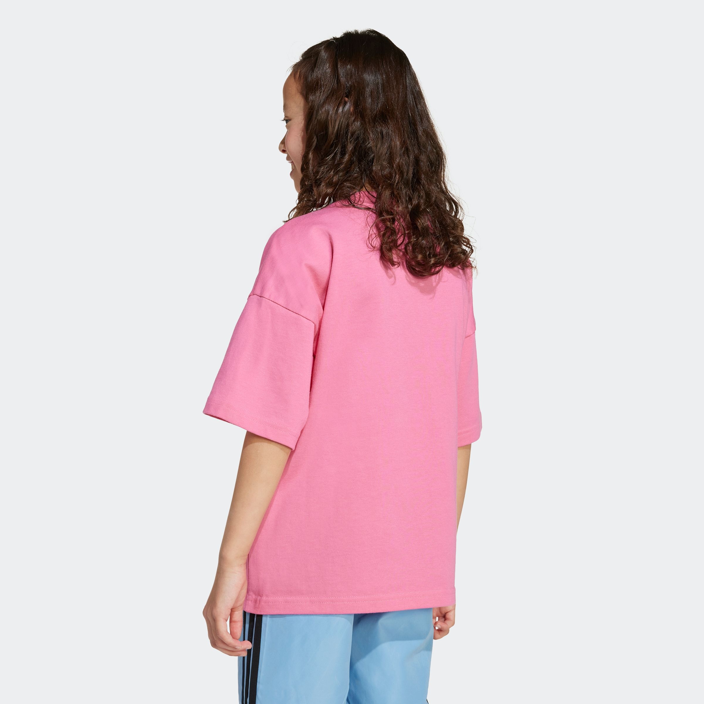 adidas Originals T-Shirt »TREFOIL KIDS« lockere Passform, für Kinder, aus Baumwolle, mit Single Jersey