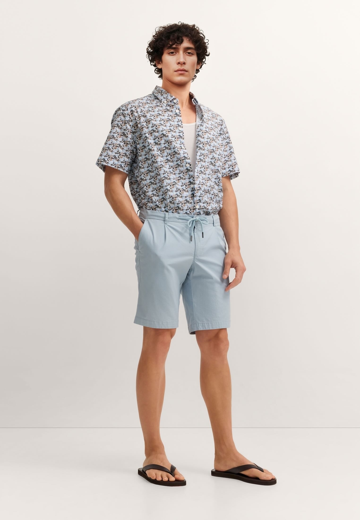 bugatti Bermudas »Soft touch«  mit Kordelzug