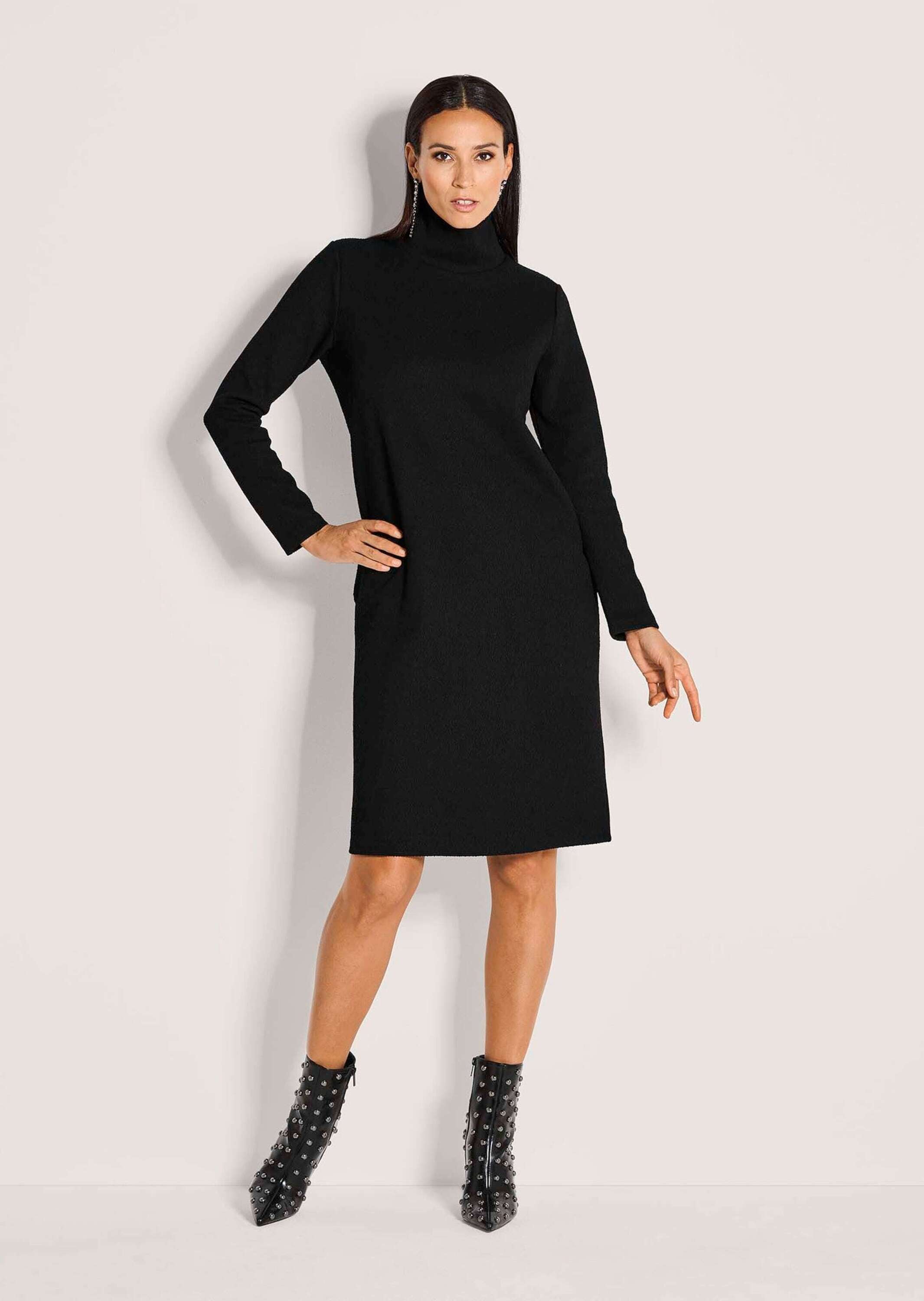 MADELEINE Sommerkleid »Etuikleid Elegantes Businesskleid mit Stehkragen« Stehkragen