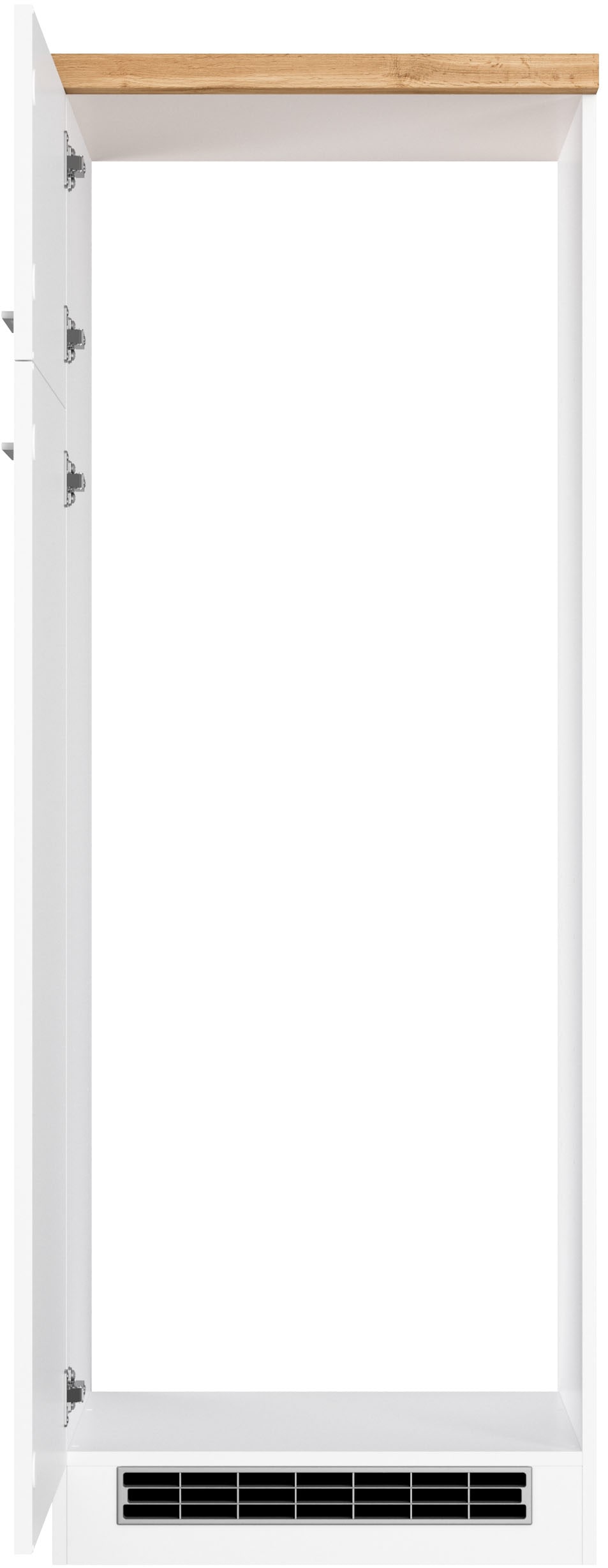 KOCHSTATION Kühlumbauschrank »KS-Milan« Kühl-/Gefrierschrankumbau 60 cm, matt oder hochglänzend