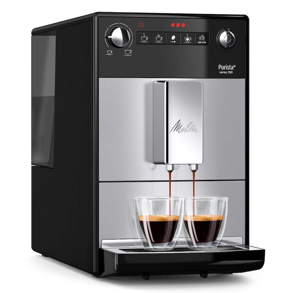 Melitta Kaffeevollautomat »Purista® F230-101, silber/schwarz«