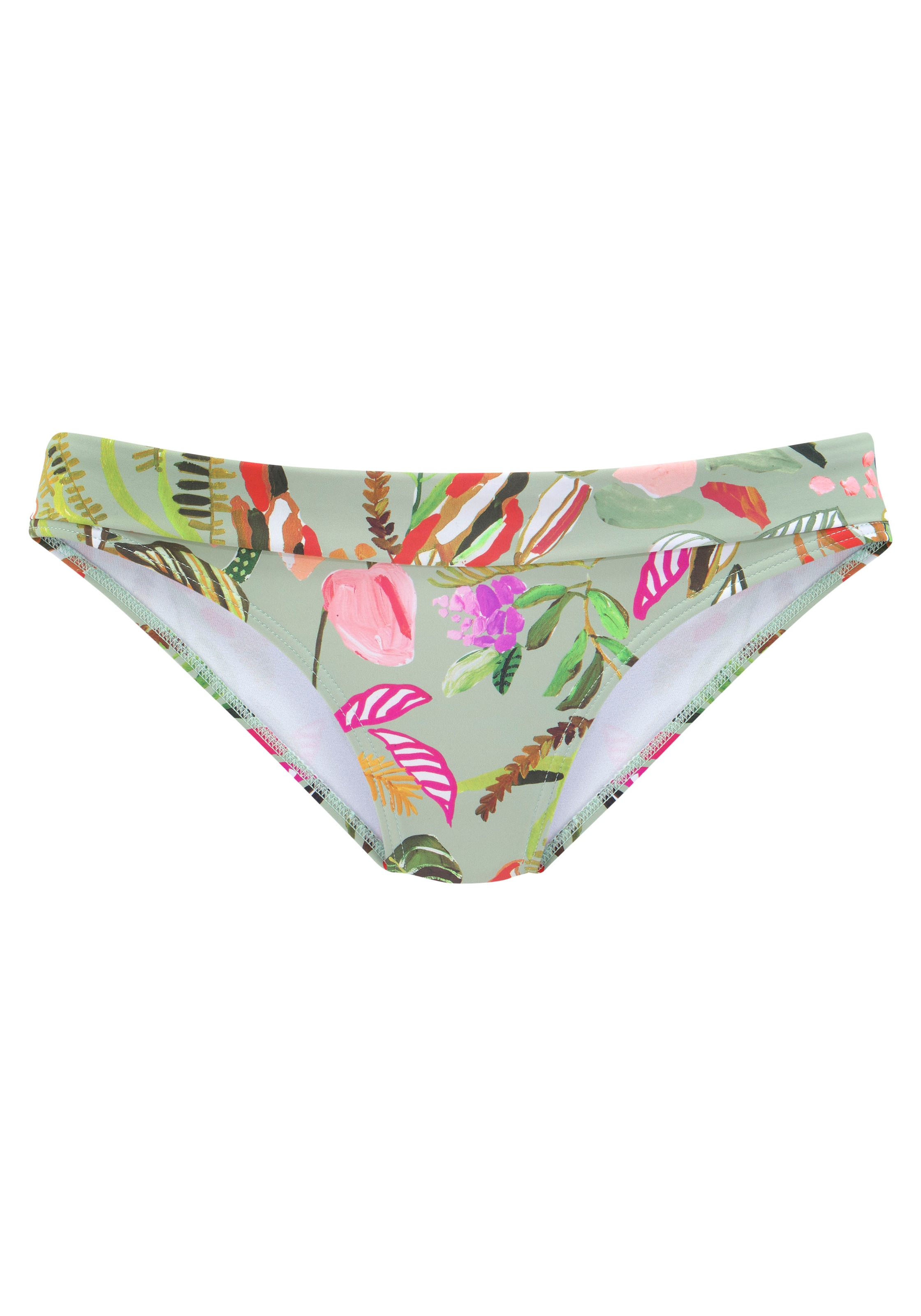 s.Oliver Bikini-Hose »Herbst«, mit Umschlagbund