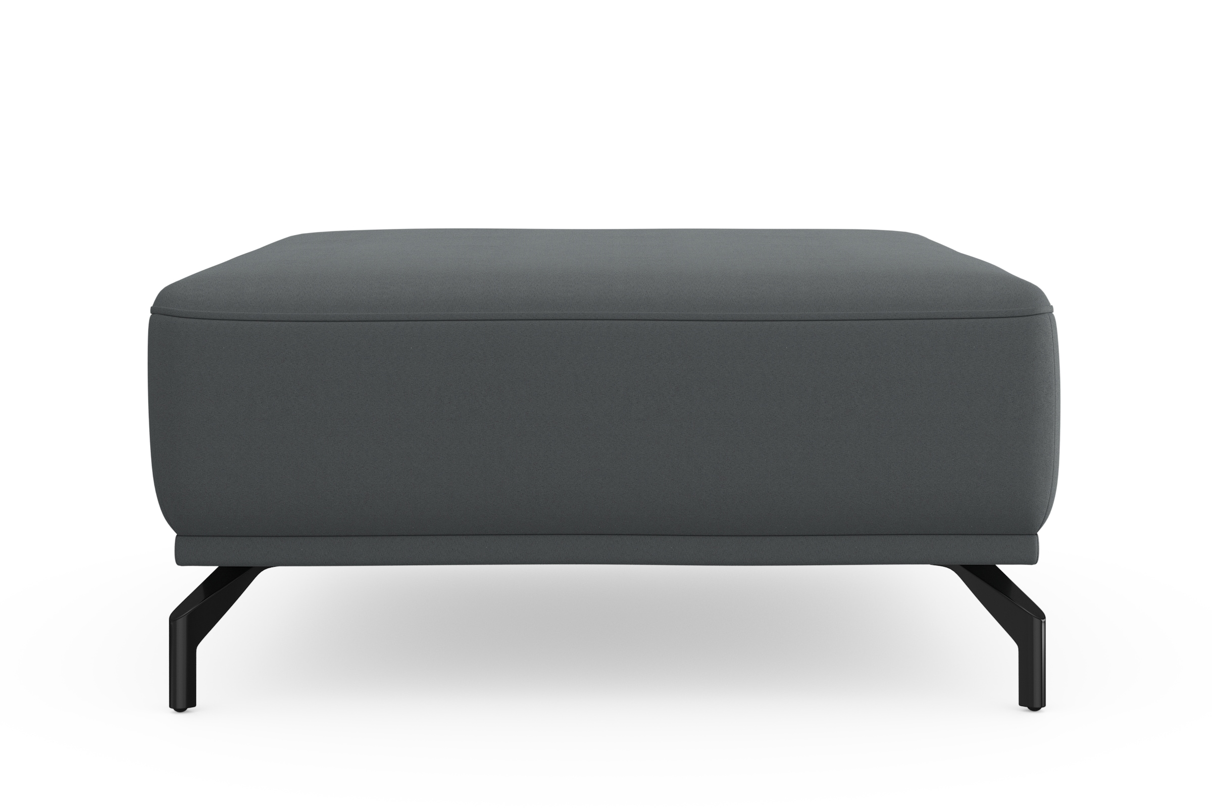 sit&more Hocker »Bailando« mit Federkern und schwarzen, matten Metallfüßen