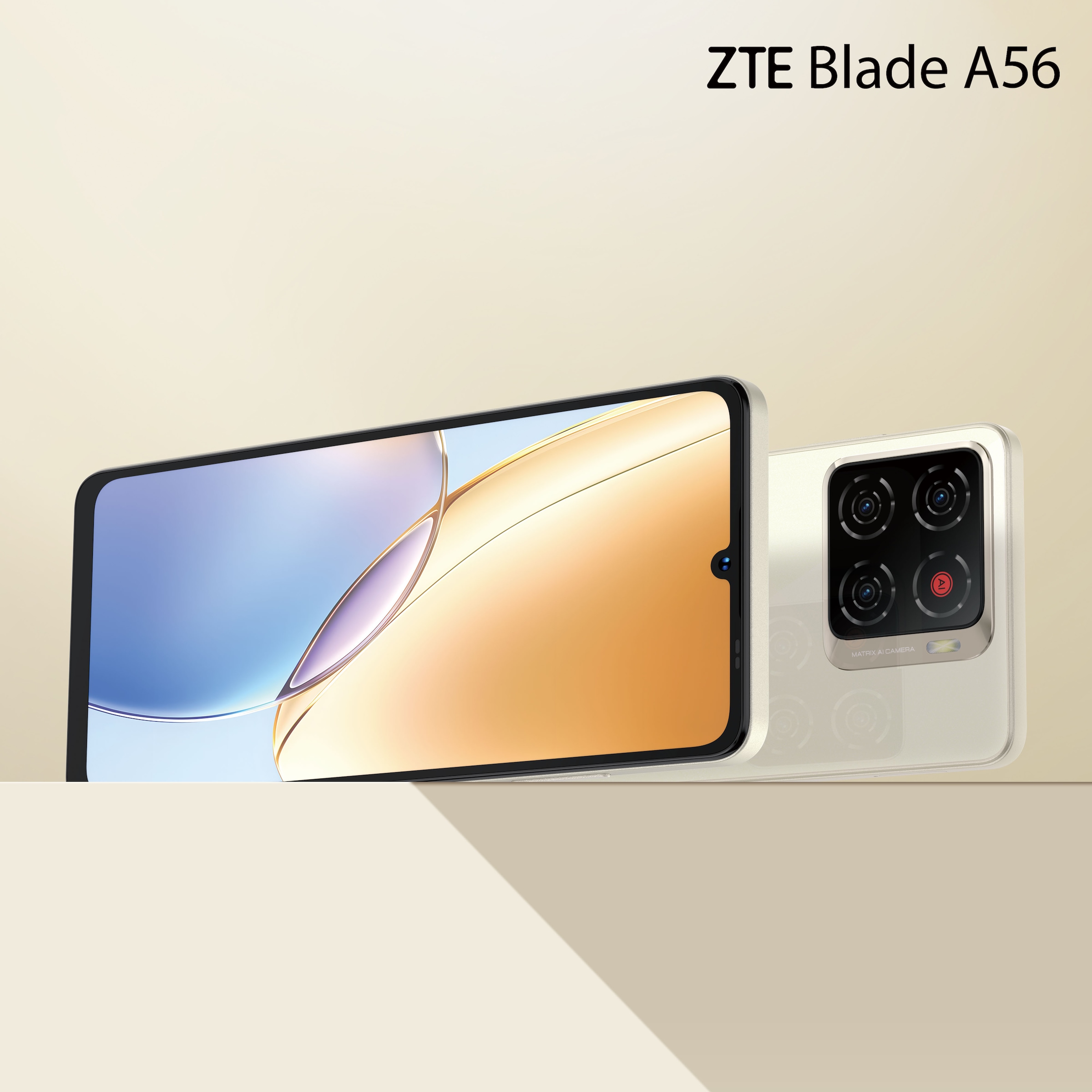 ZTE Smartphone »Blade A56«, Floating Gold
